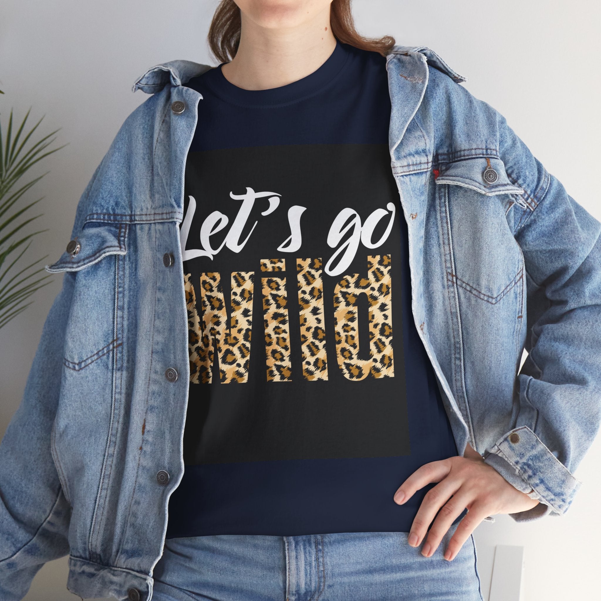 Let's Go Wild Leopard Graphic Tee