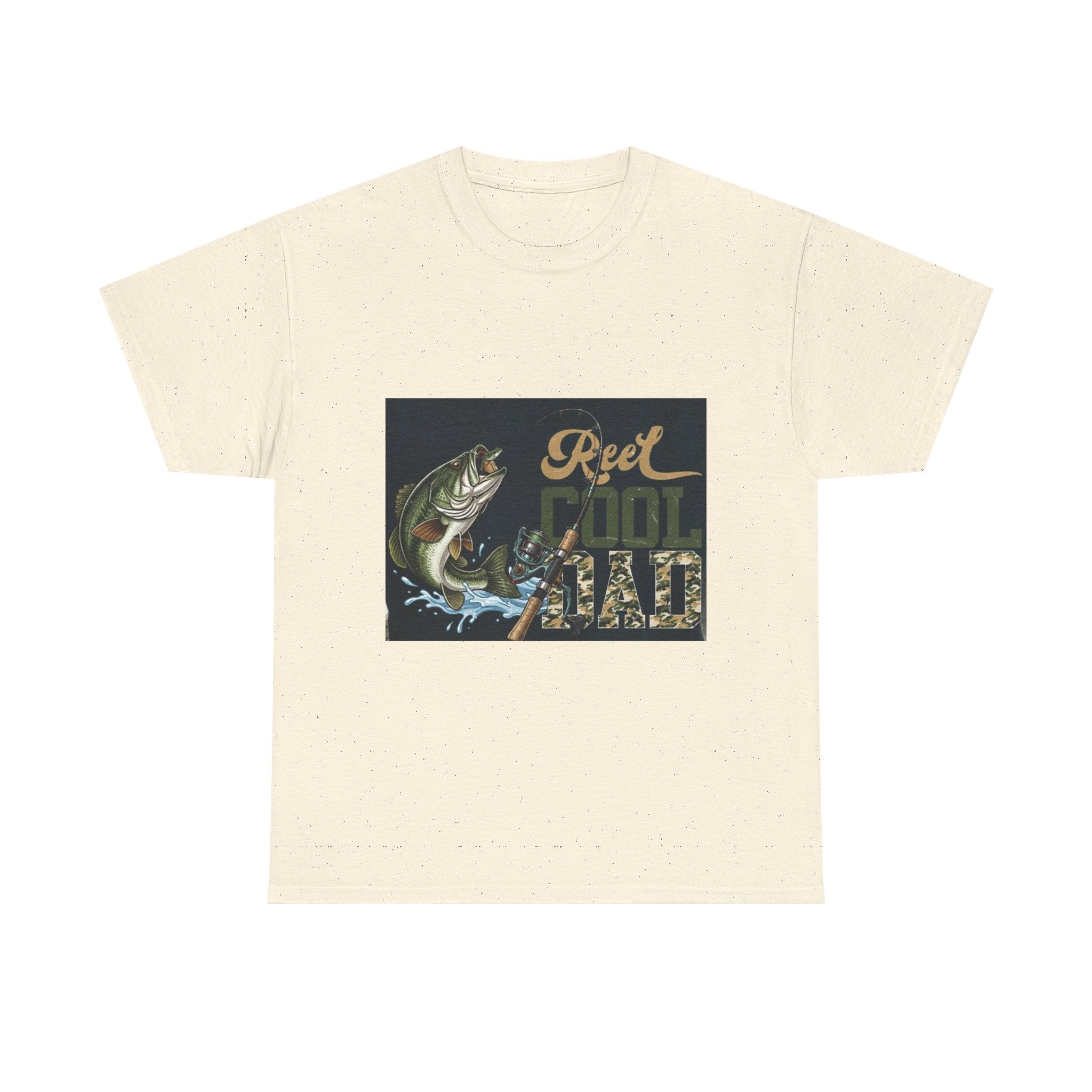 Fishing T-Shirt — "Reel Cool Dad" Graphic Tee