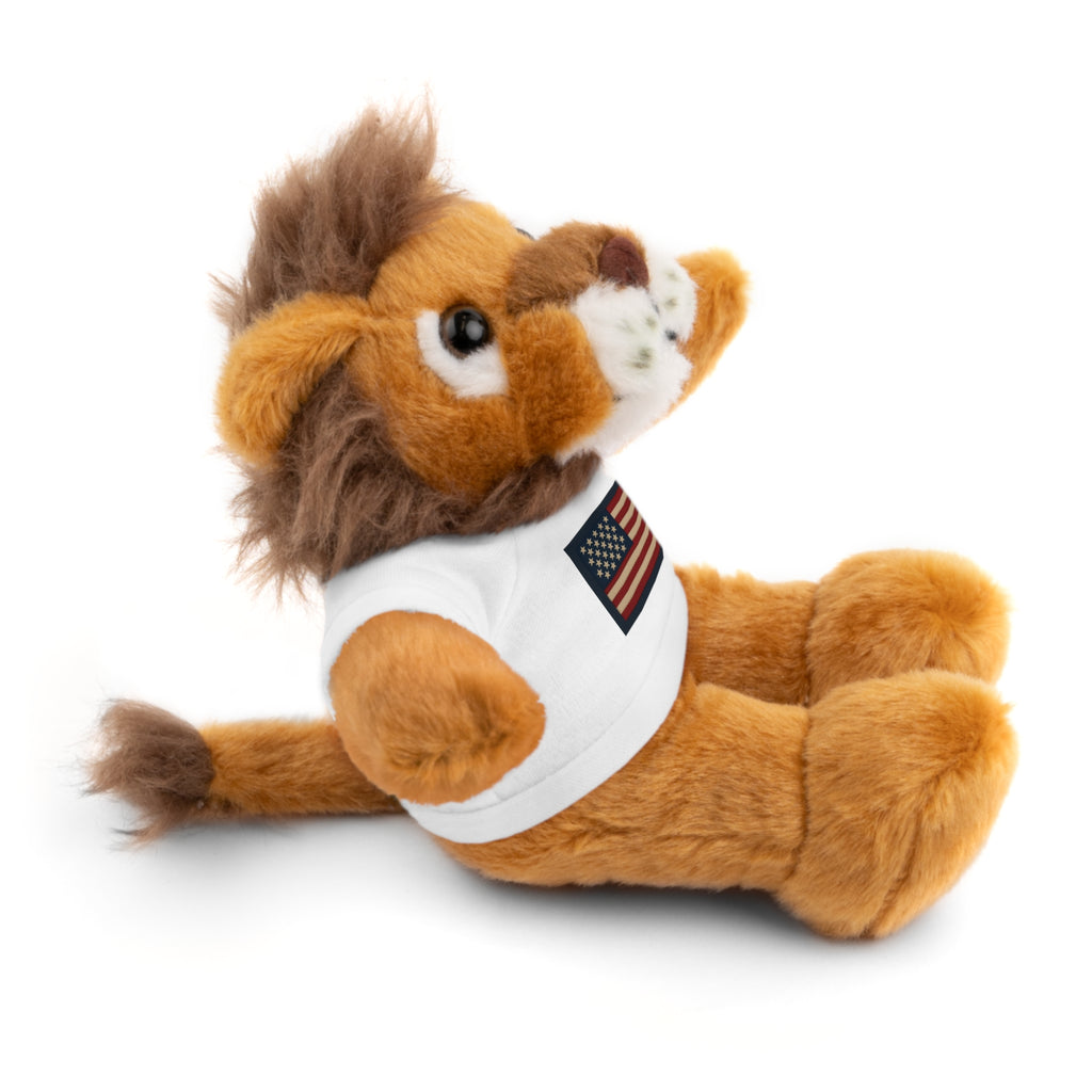 American Flag Teddy Bear with Tee — Patriotic Plush Gift
