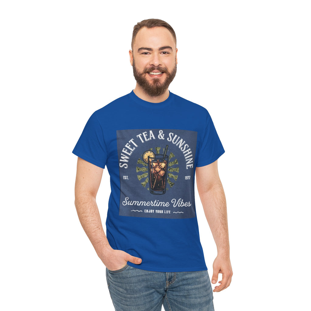 Sweet Tea & Sunshine Tee — Summertime Vibes Iced Tea Graphic T-Shirt