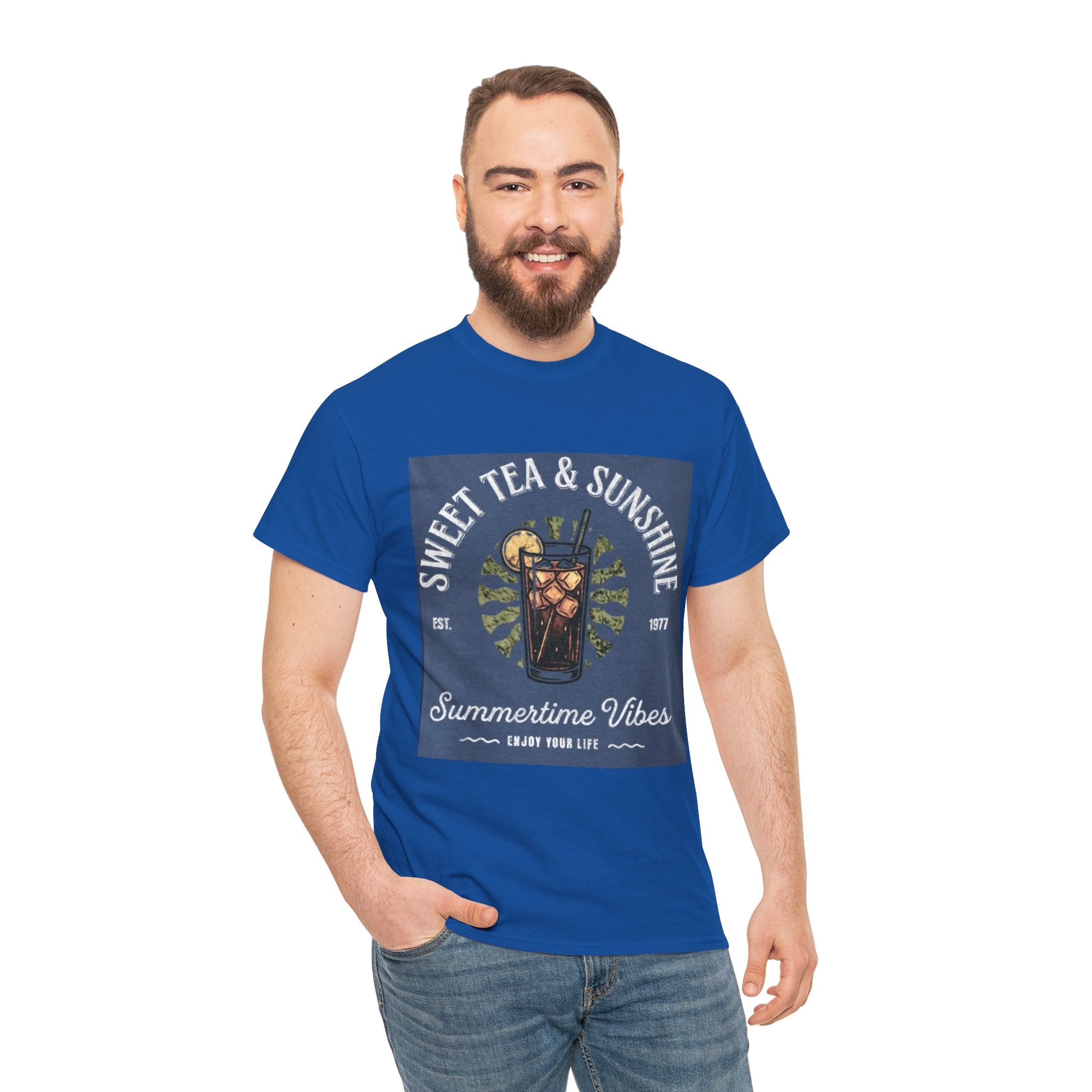 Sweet Tea & Sunshine Tee — Summertime Vibes Iced Tea Graphic T-Shirt