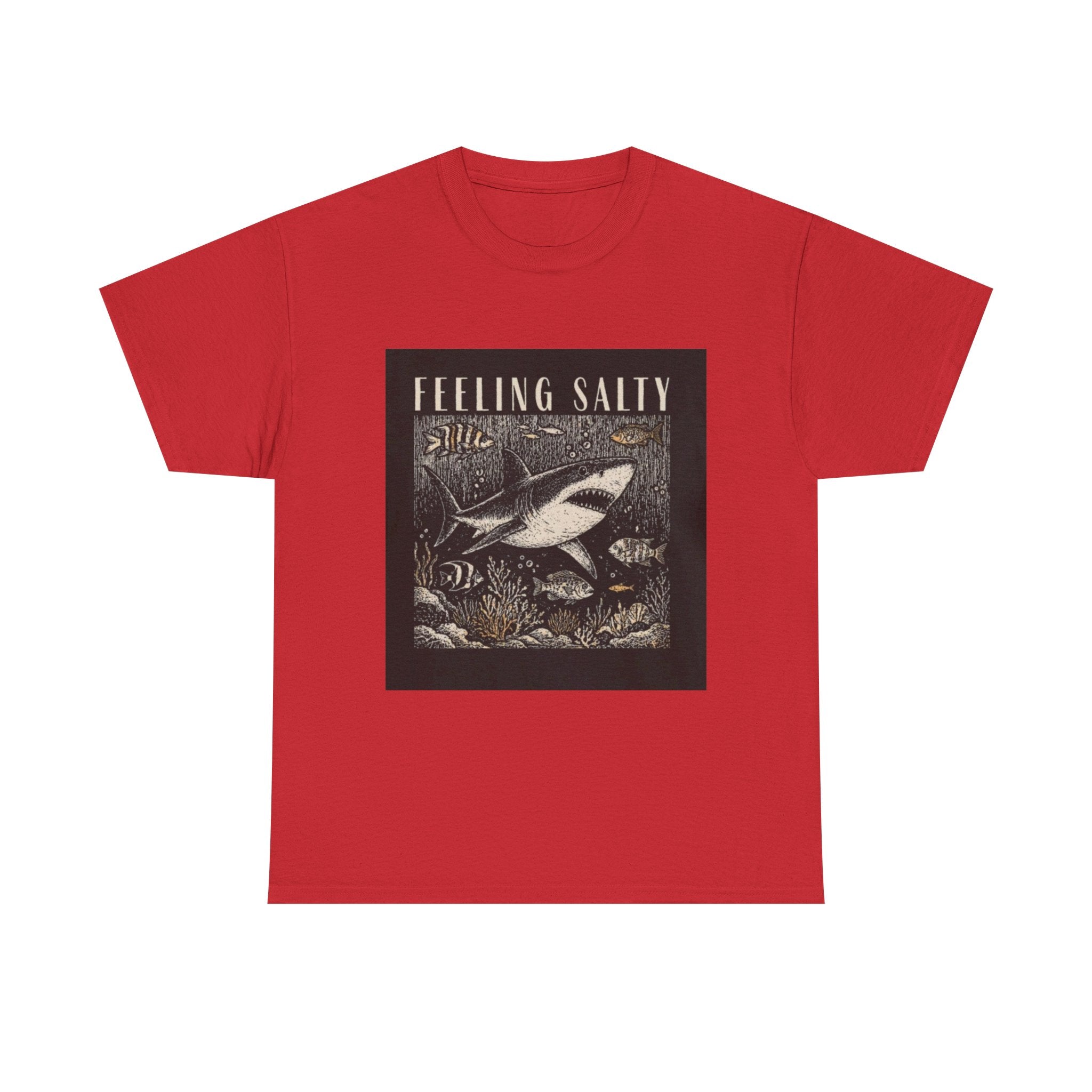 Feeling Salty Shark T-Shirt – Vintage Ocean Graphic Tee