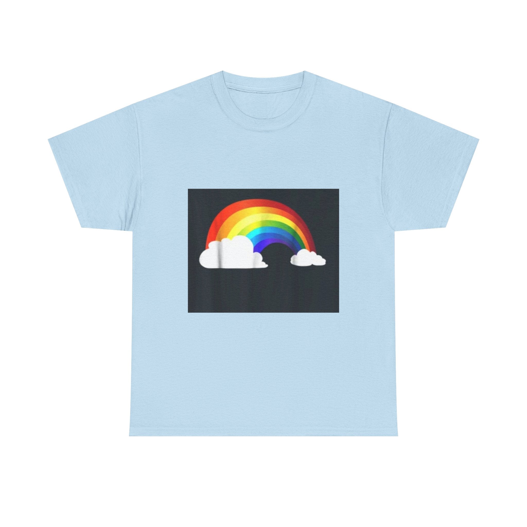 Rainbow Clouds T-Shirt — Bright Pride Graphic Tee