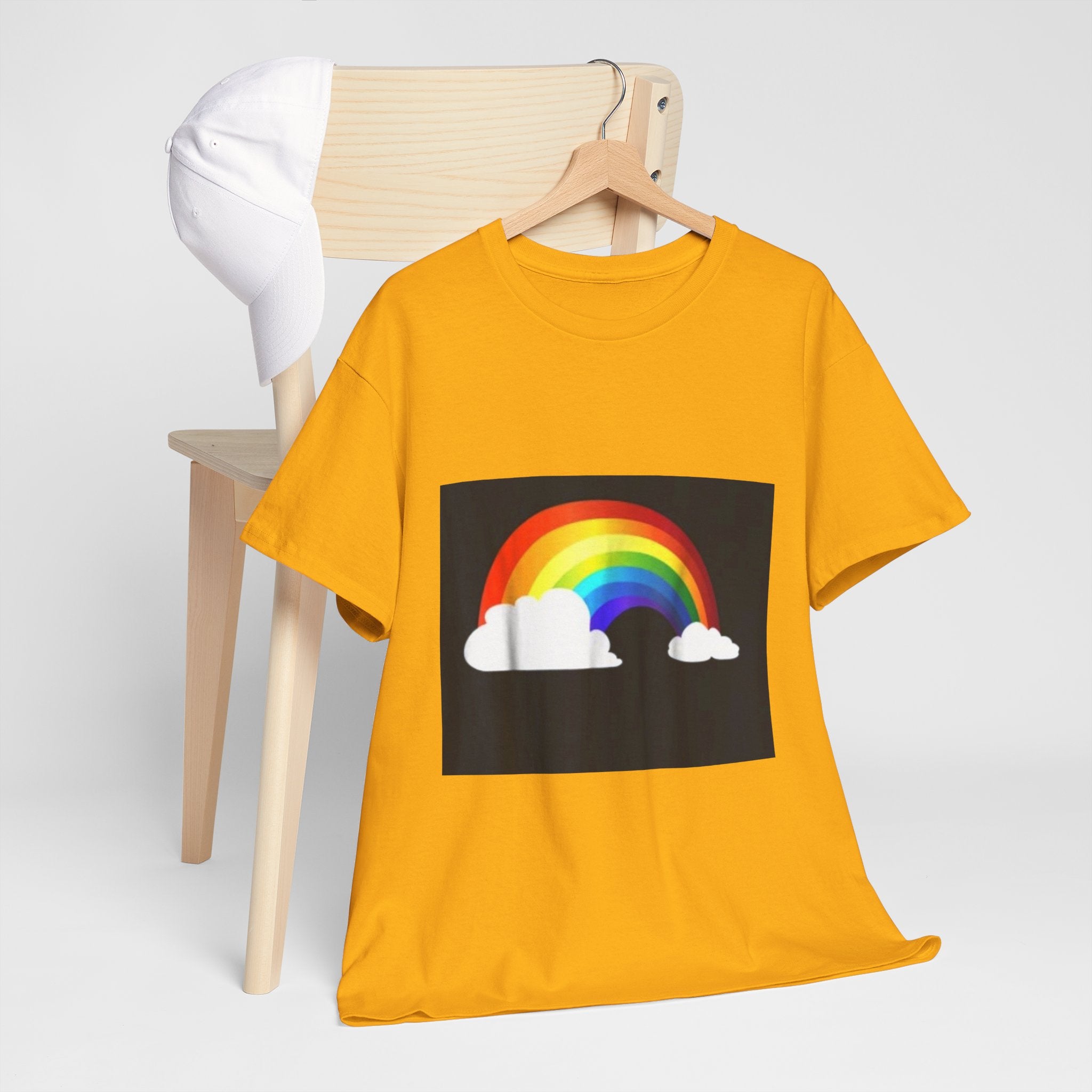 Rainbow Clouds T-Shirt — Bright Pride Graphic Tee