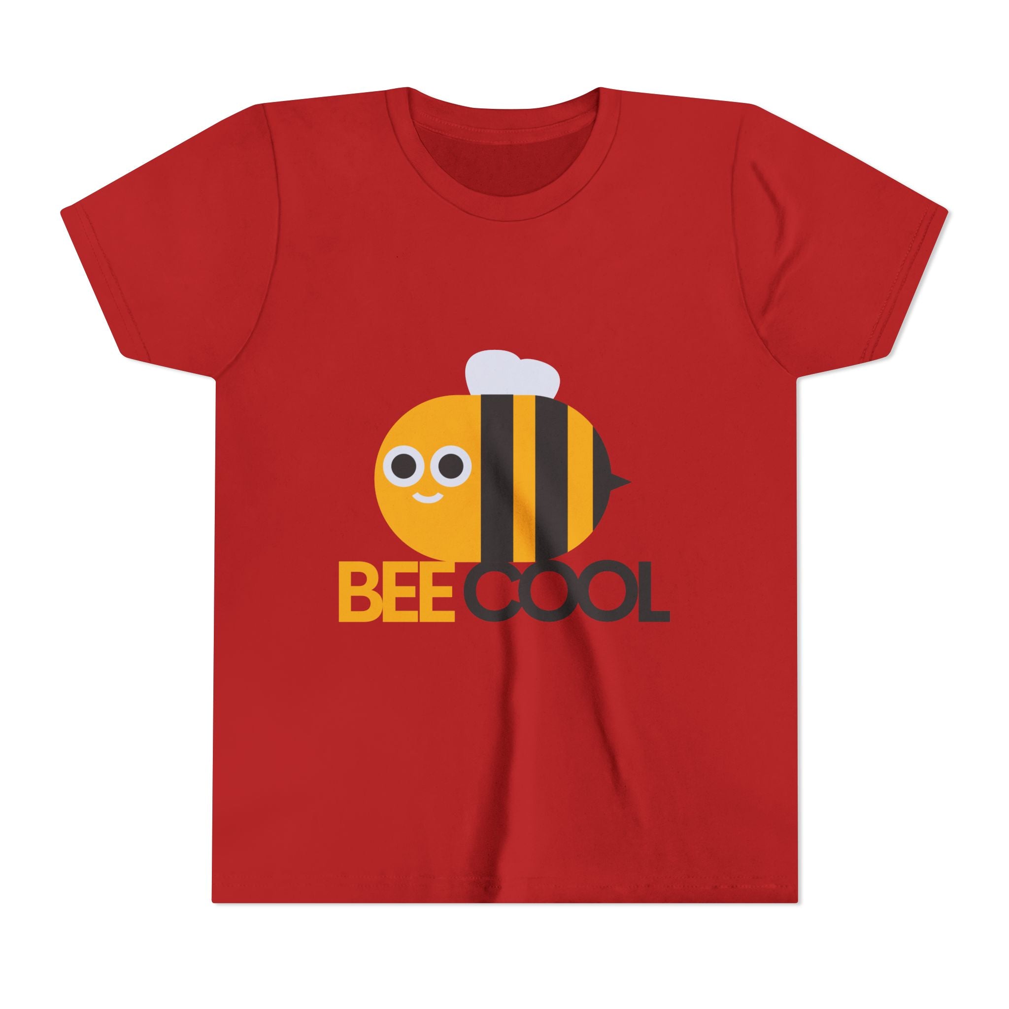 Bee Cool Kids Tee — Cute Bee Graphic Youth Short Sleeve Shirt