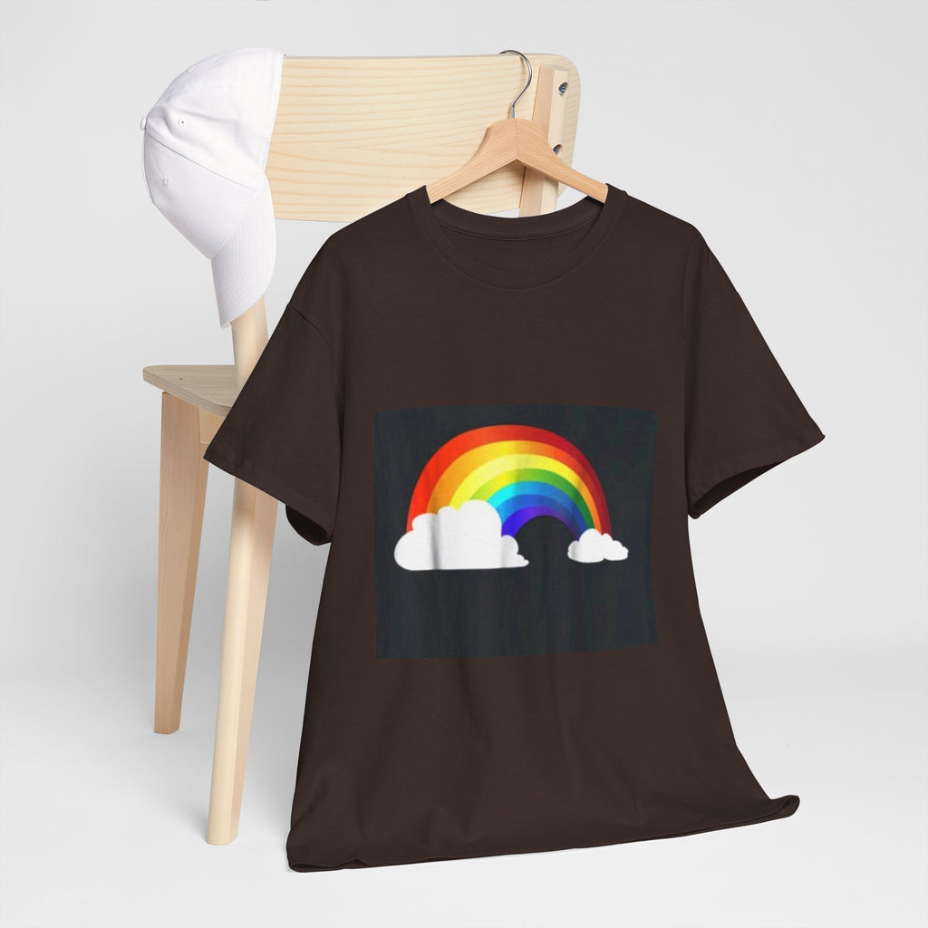 Rainbow Clouds T-Shirt — Bright Pride Graphic Tee