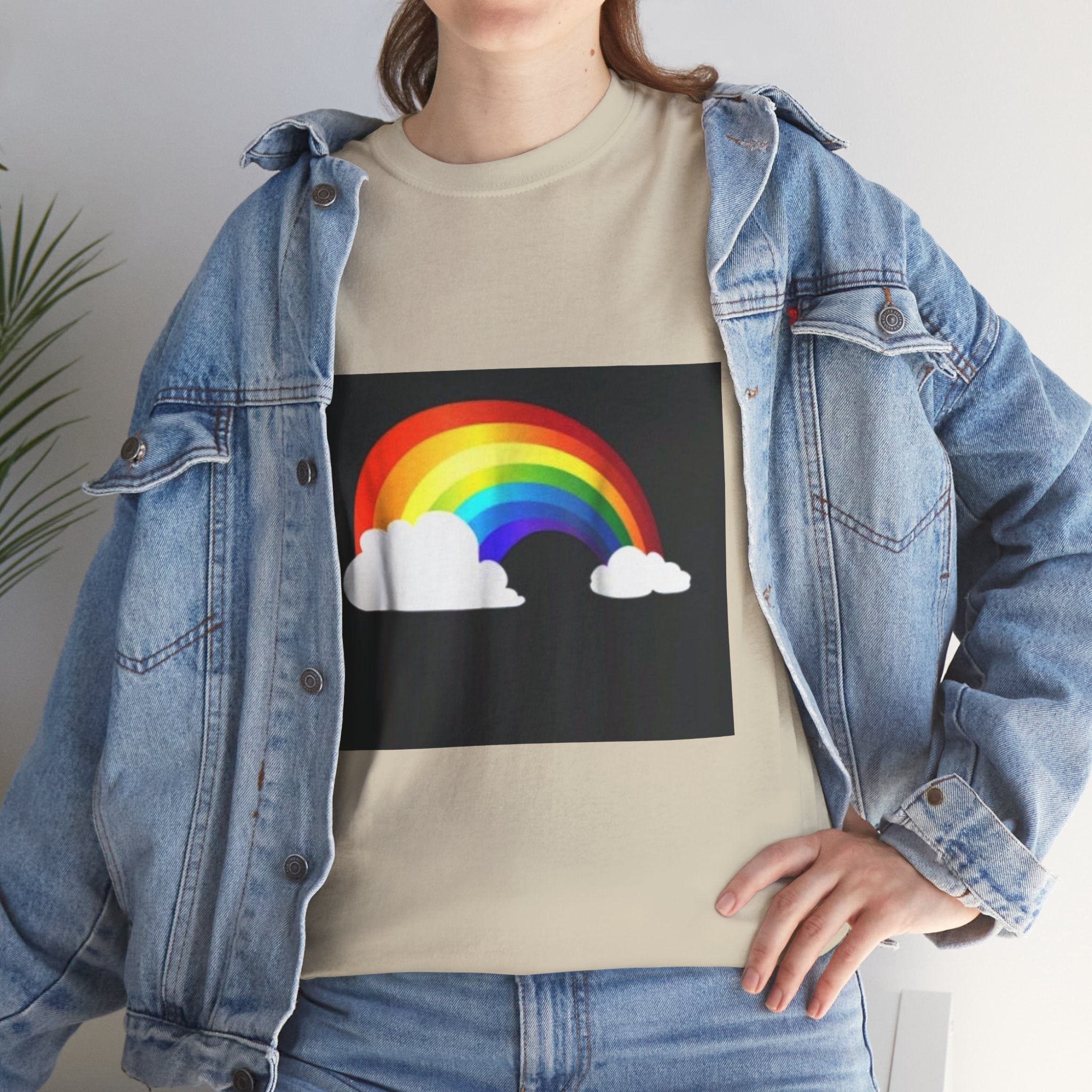Rainbow Clouds T-Shirt — Bright Pride Graphic Tee