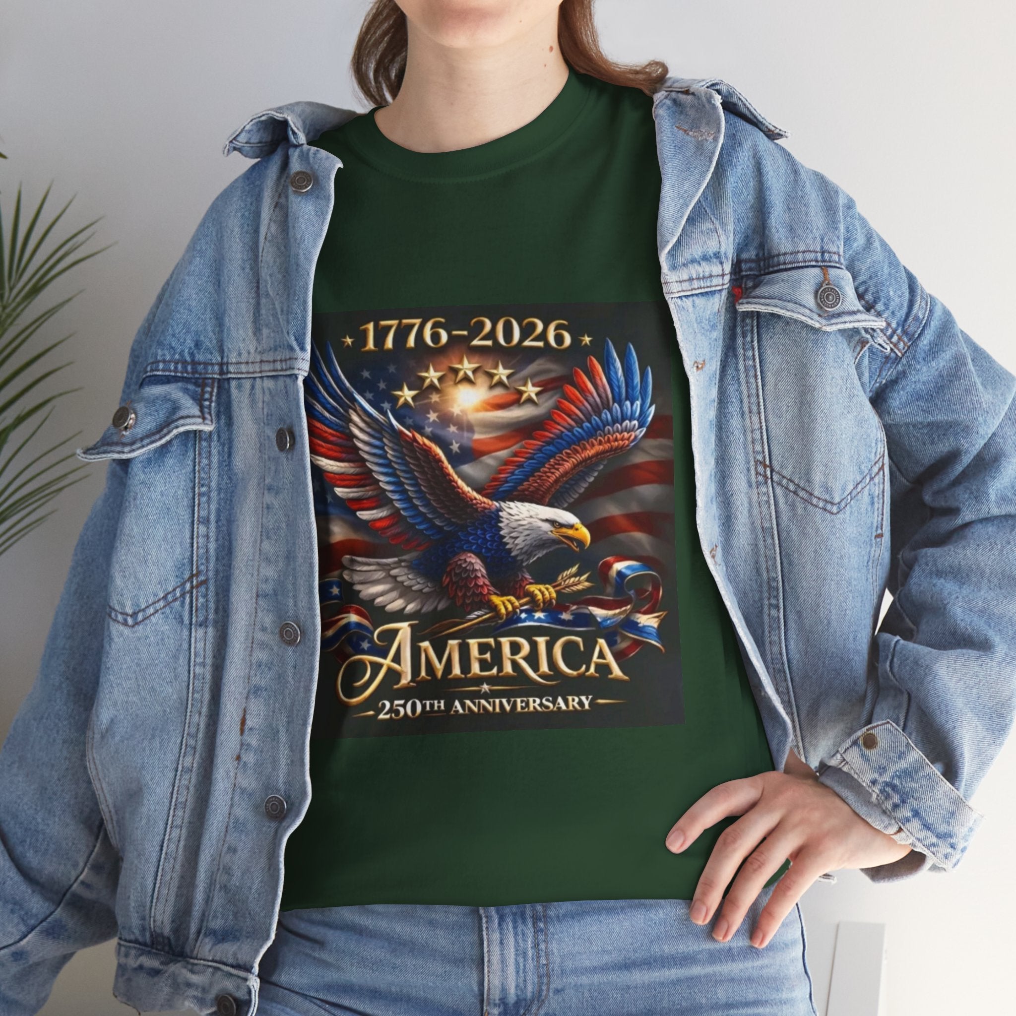 America 250th Anniversary T-Shirt — 1776–2026 Patriotic Eagle Tee