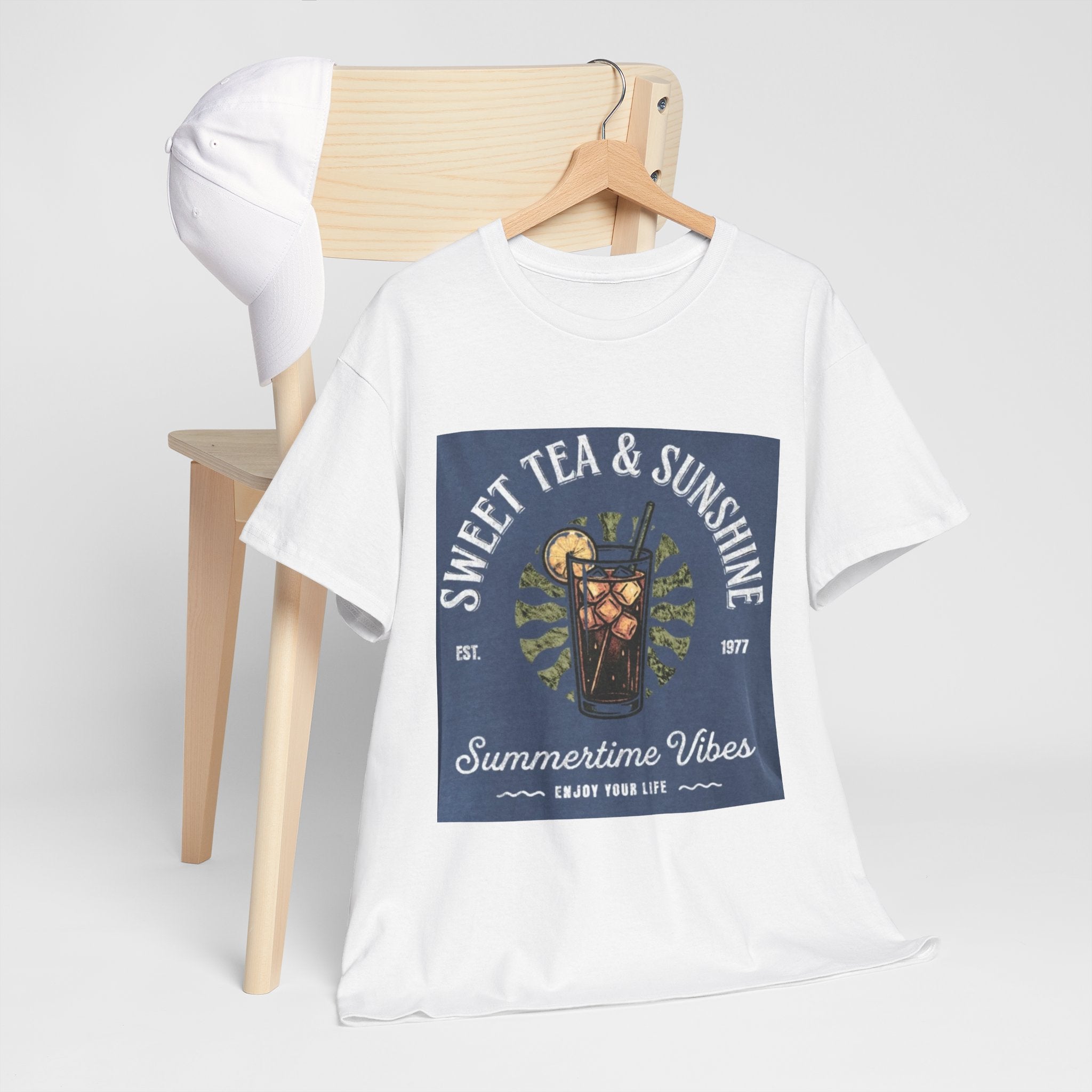 Sweet Tea & Sunshine Tee — Summertime Vibes Iced Tea Graphic T-Shirt
