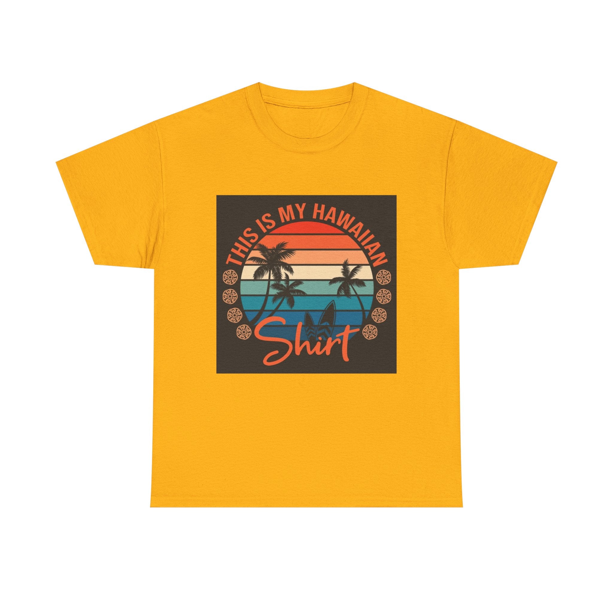 This Is My Hawaiian Shirt Tee — Vintage Sunset Palm Beach T-Shirt