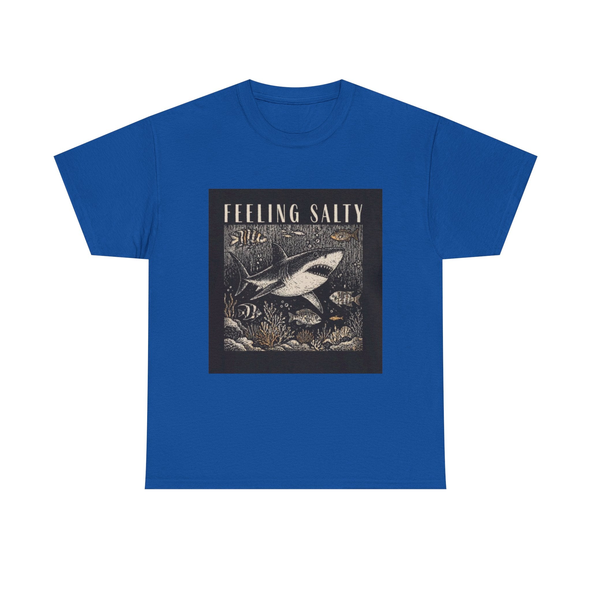 Feeling Salty Shark T-Shirt – Vintage Ocean Graphic Tee