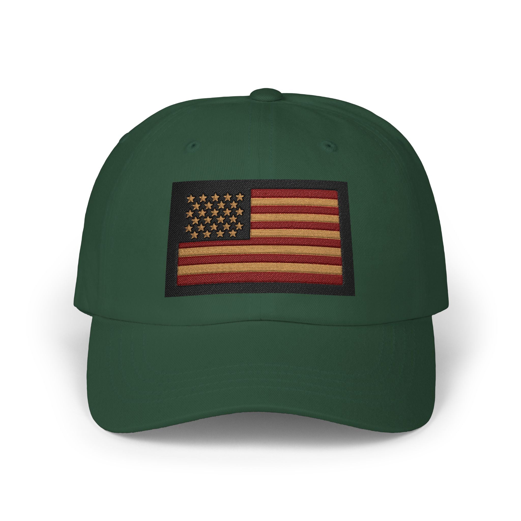 Vintage American Flag Dad Cap — Embroidered USA Baseball Hat