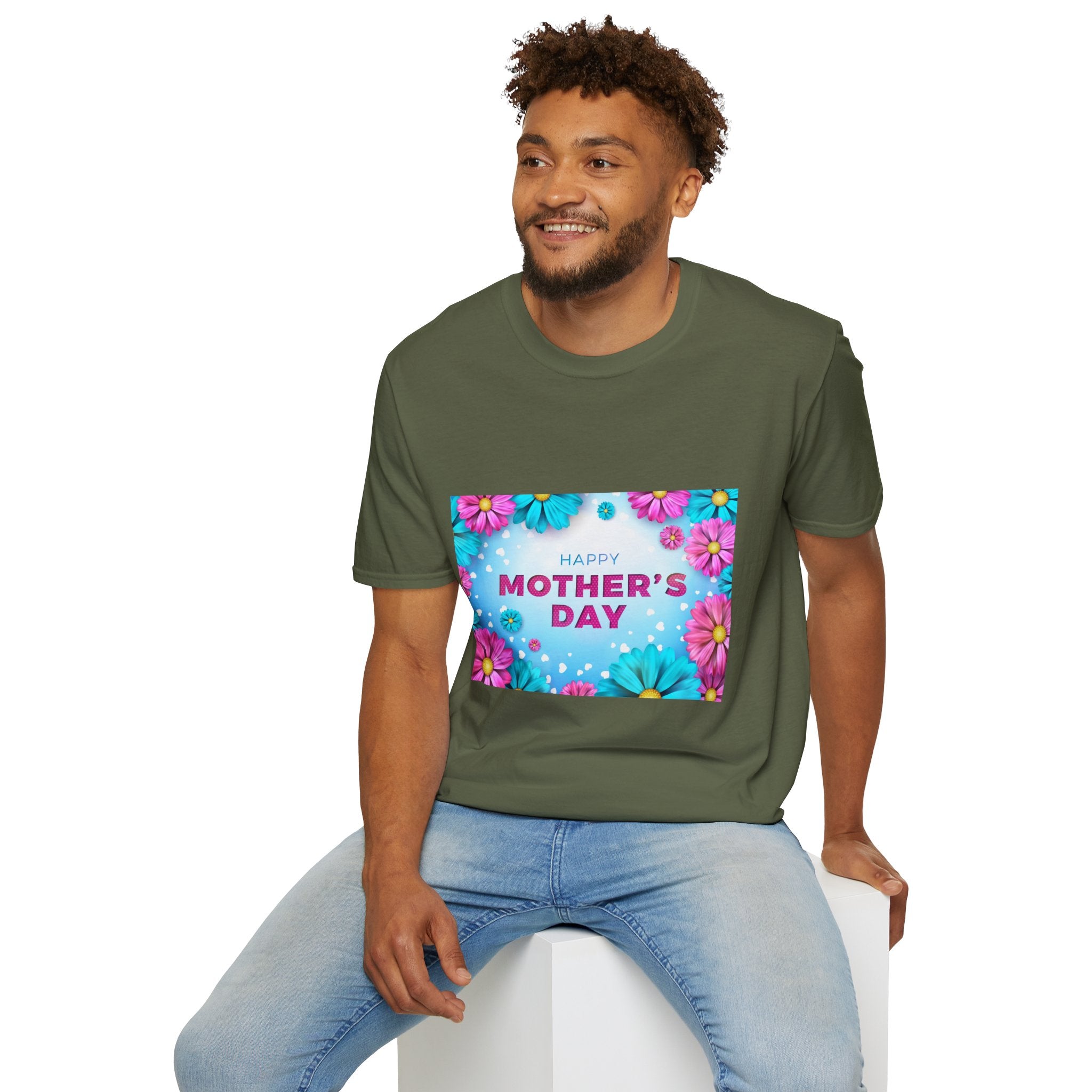 Mother's Day Floral T-Shirt — Happy Mother's Day Celebration Tee