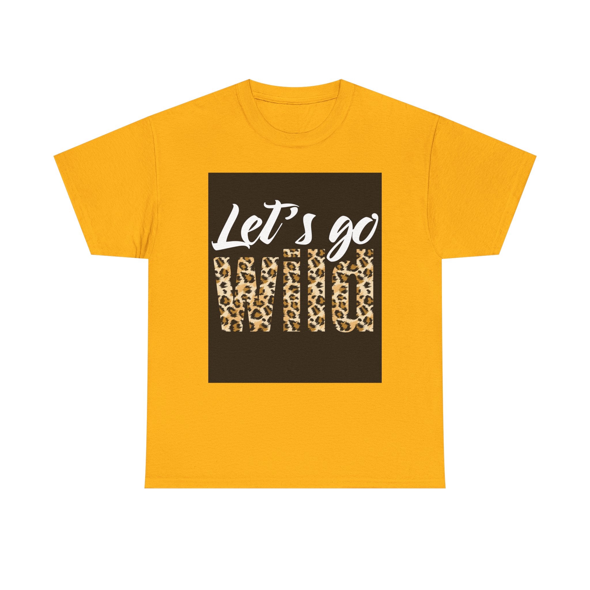 Let's Go Wild Leopard Graphic Tee