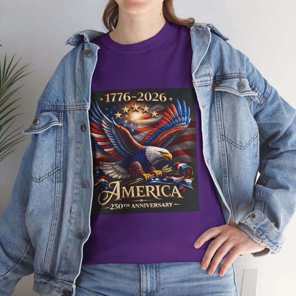 America 250th Anniversary T-Shirt — 1776–2026 Patriotic Eagle Tee
