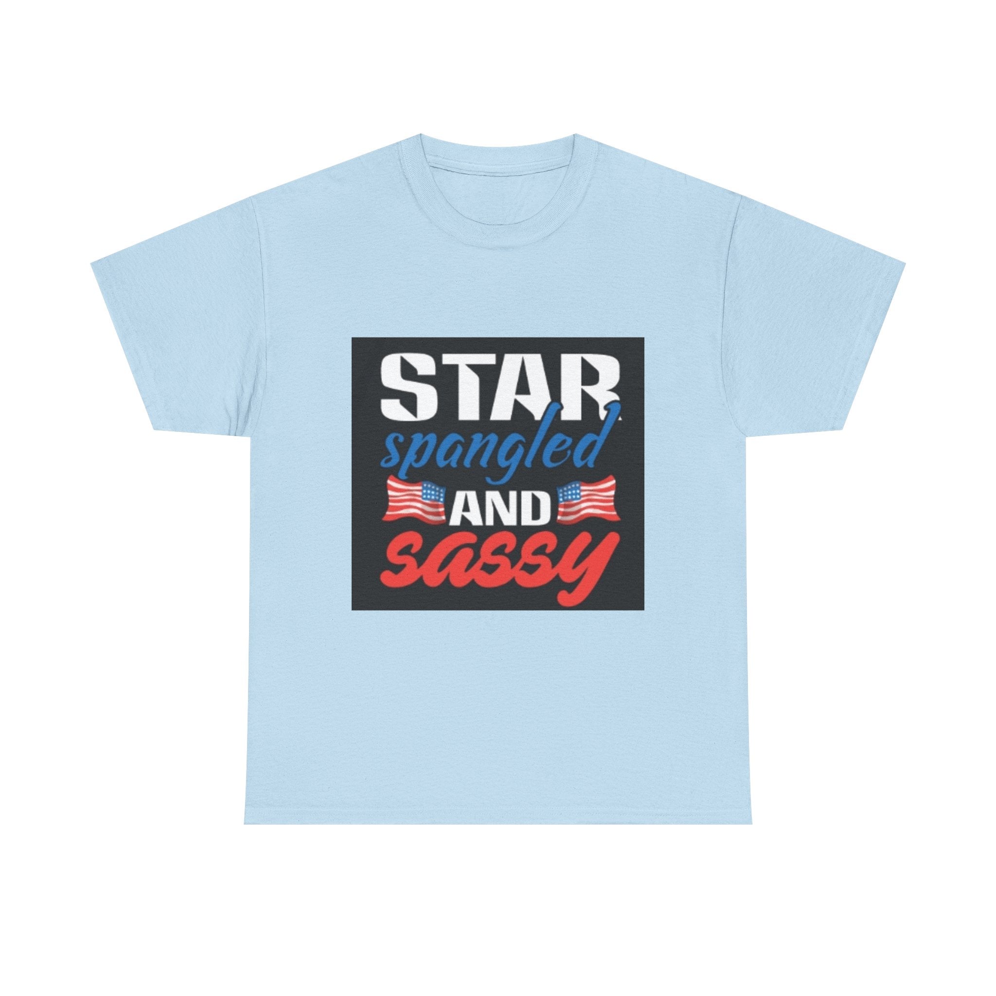 Star Spangled and Sassy Tee — Patriotic 4th of July Shirt with Flags