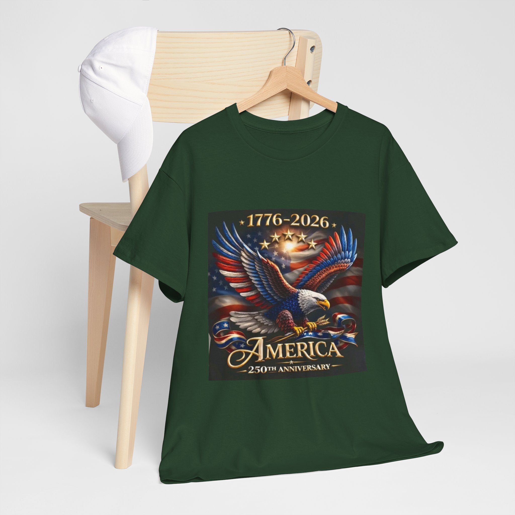 America 250th Anniversary T-Shirt — 1776–2026 Patriotic Eagle Tee