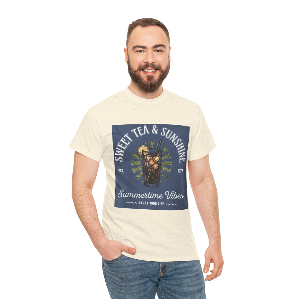 Sweet Tea & Sunshine Tee — Summertime Vibes Iced Tea Graphic T-Shirt