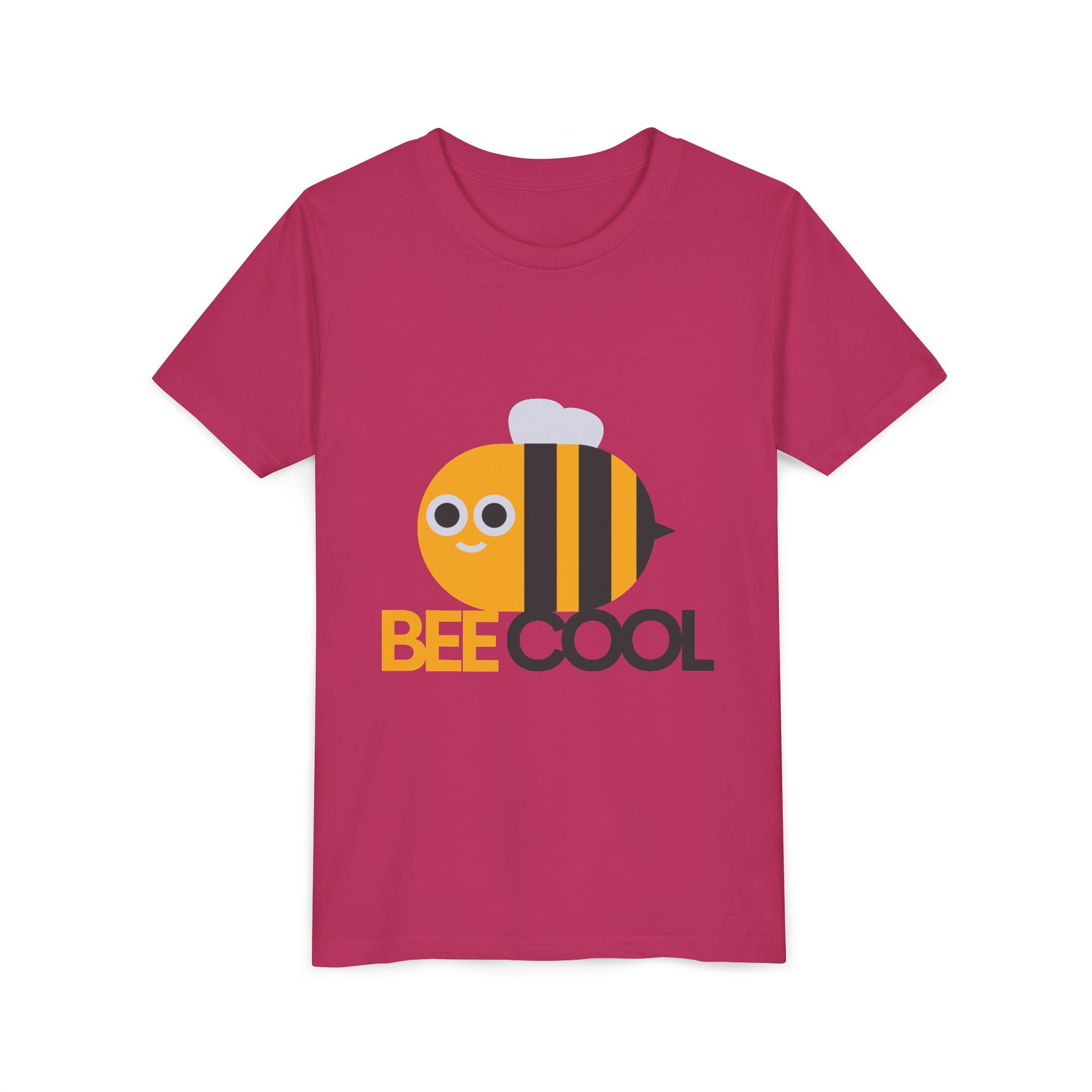 Bee Cool Kids Tee — Cute Bee Graphic Youth Short Sleeve Shirt