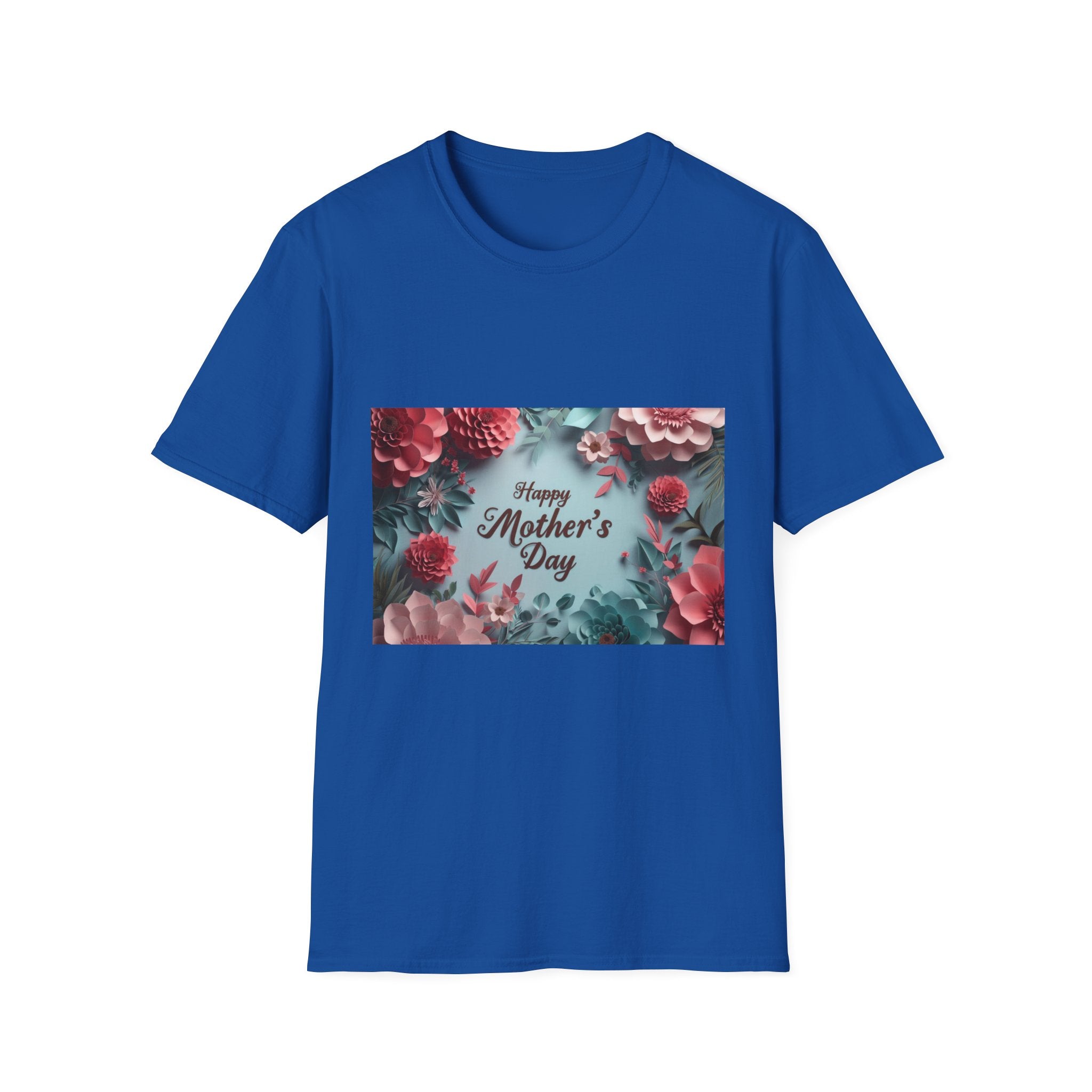 Mother's Day Floral T-Shirt — "Happy Mother's Day" Garden Bouquet Tee
