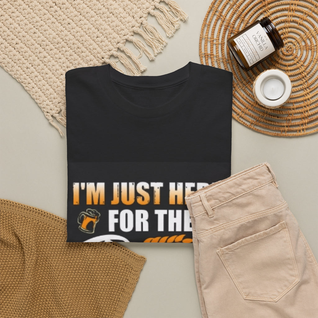 I'm Just Here for the Beer T-Shirt — Funny Beer Drinking Tee for Parties & Oktoberfest