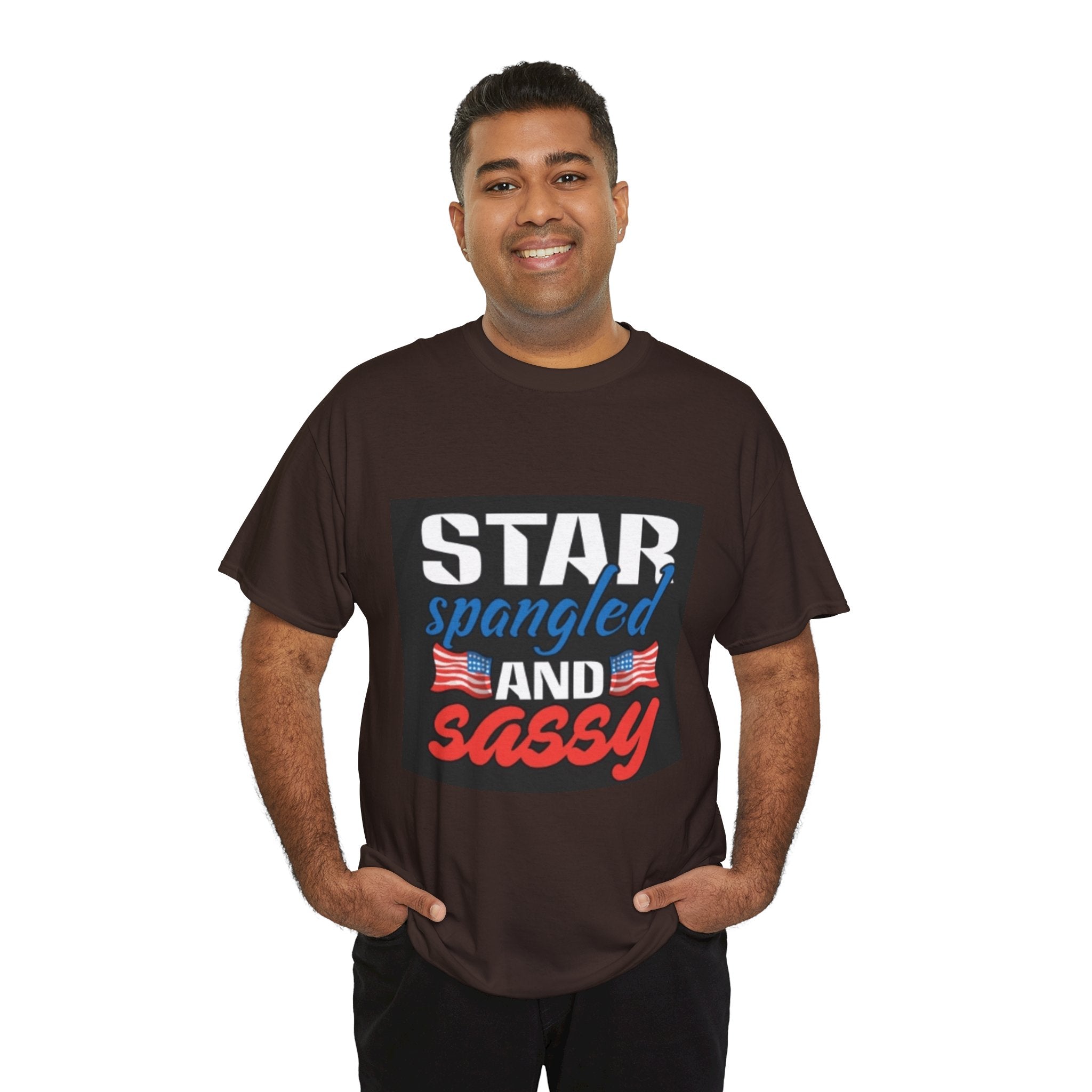 Star Spangled and Sassy Tee — Patriotic 4th of July Shirt with Flags