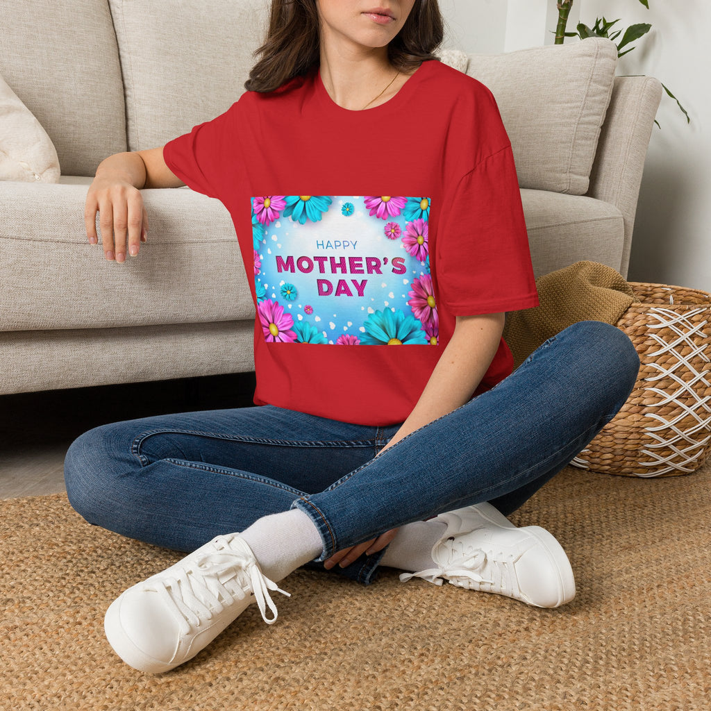 Mother's Day Floral T-Shirt — Happy Mother's Day Celebration Tee