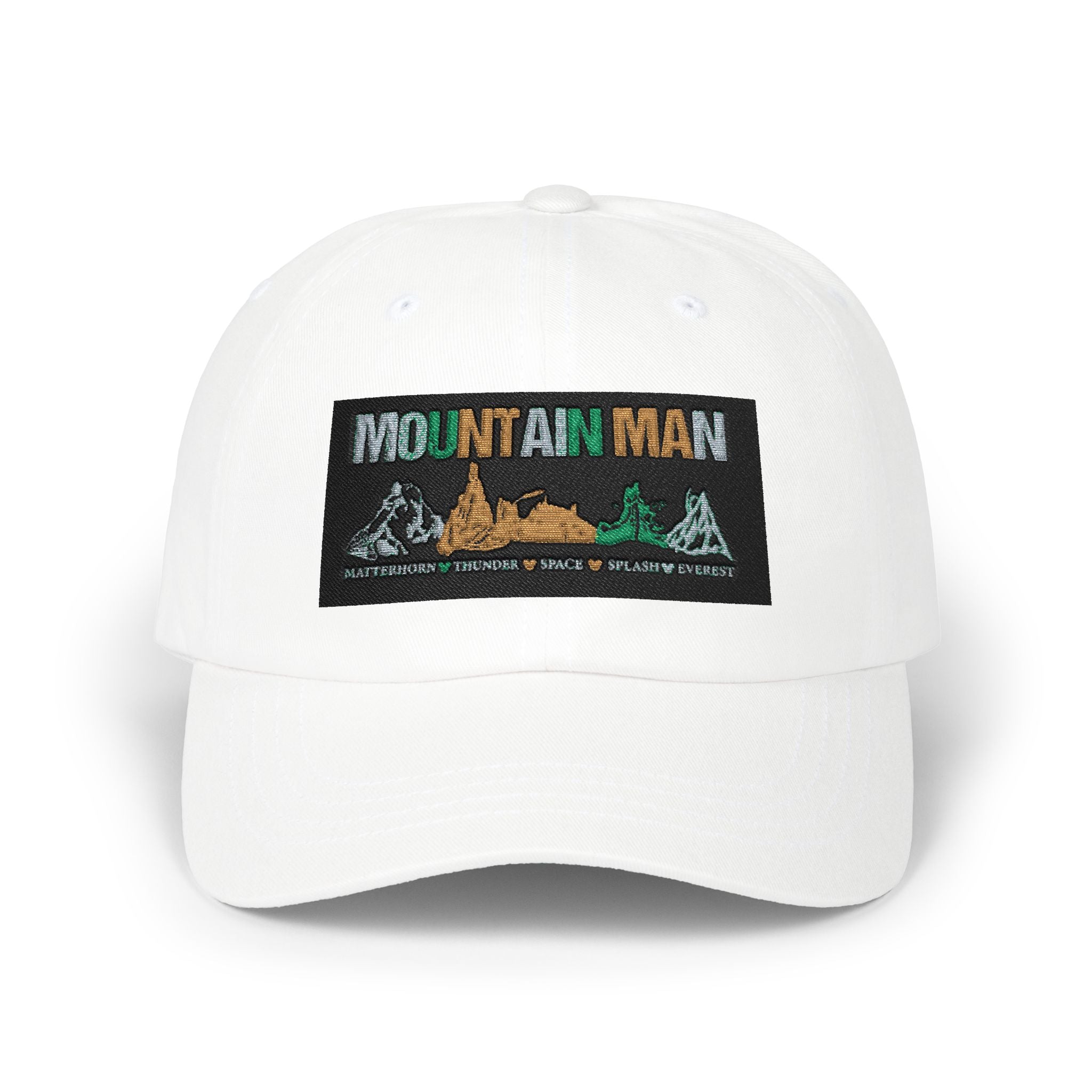 Mountain Man Dad Cap — Embroidered Outdoor Adventure Hat