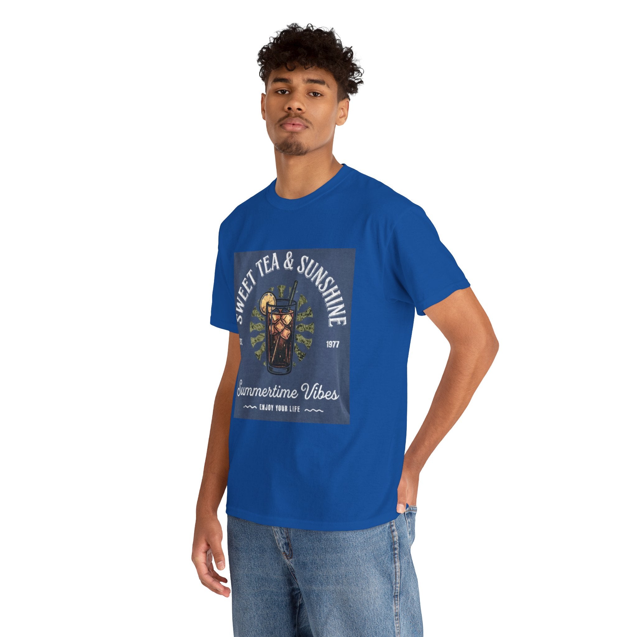 Sweet Tea & Sunshine Tee — Summertime Vibes Iced Tea Graphic T-Shirt