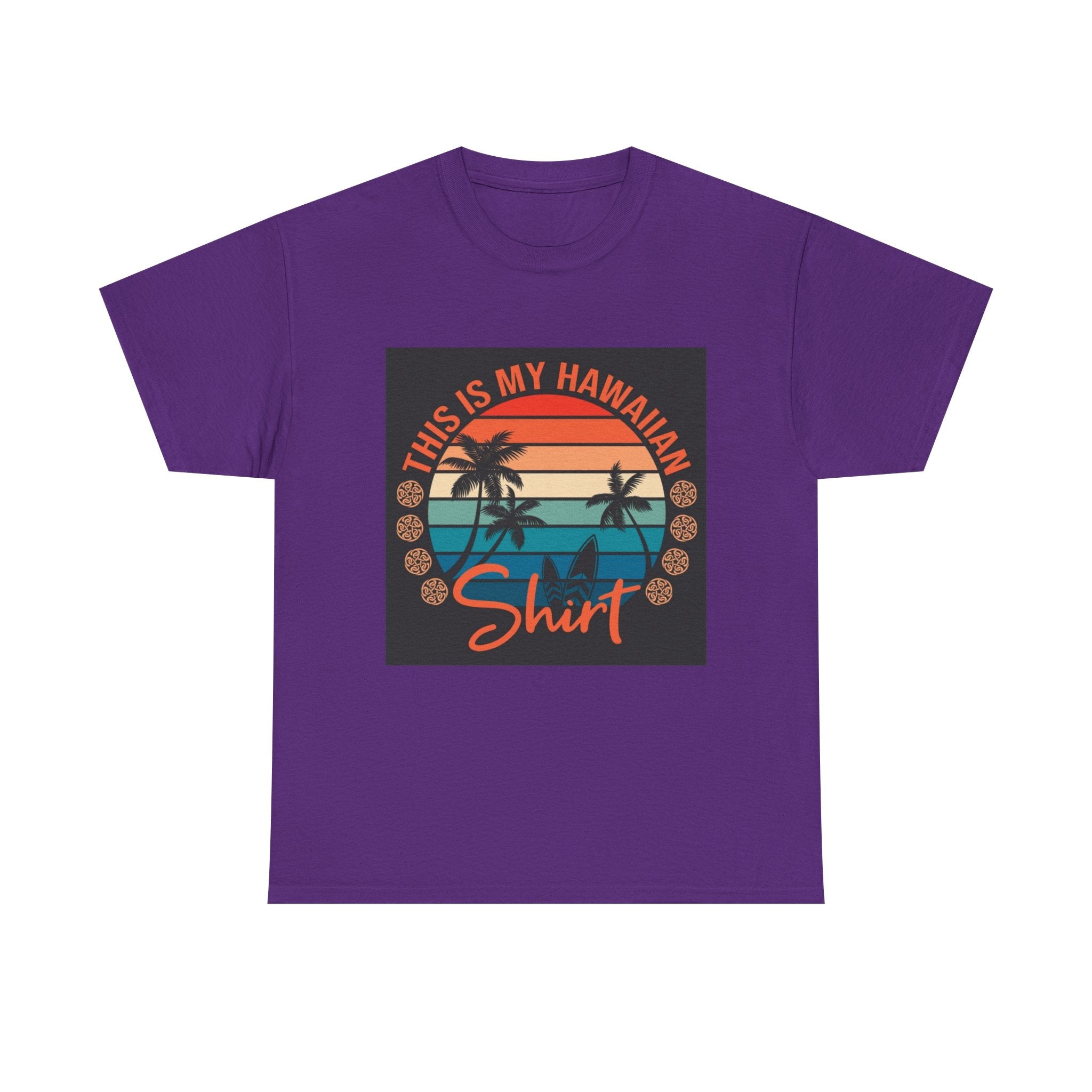 This Is My Hawaiian Shirt Tee — Vintage Sunset Palm Beach T-Shirt