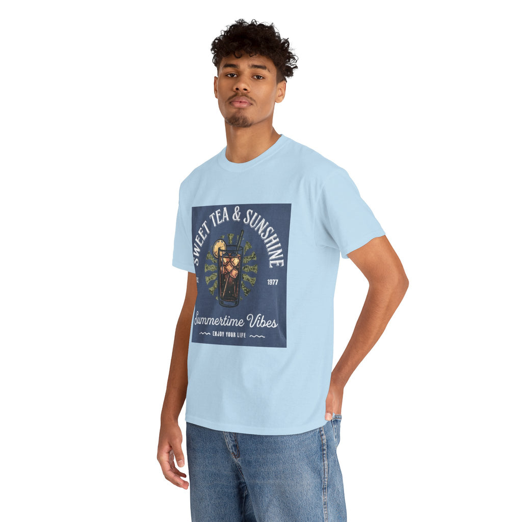 Sweet Tea & Sunshine Tee — Summertime Vibes Iced Tea Graphic T-Shirt