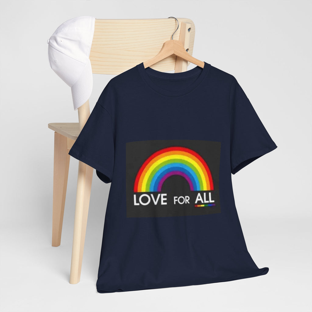 T-Shirt — 'Love For All' Rainbow Pride Tee