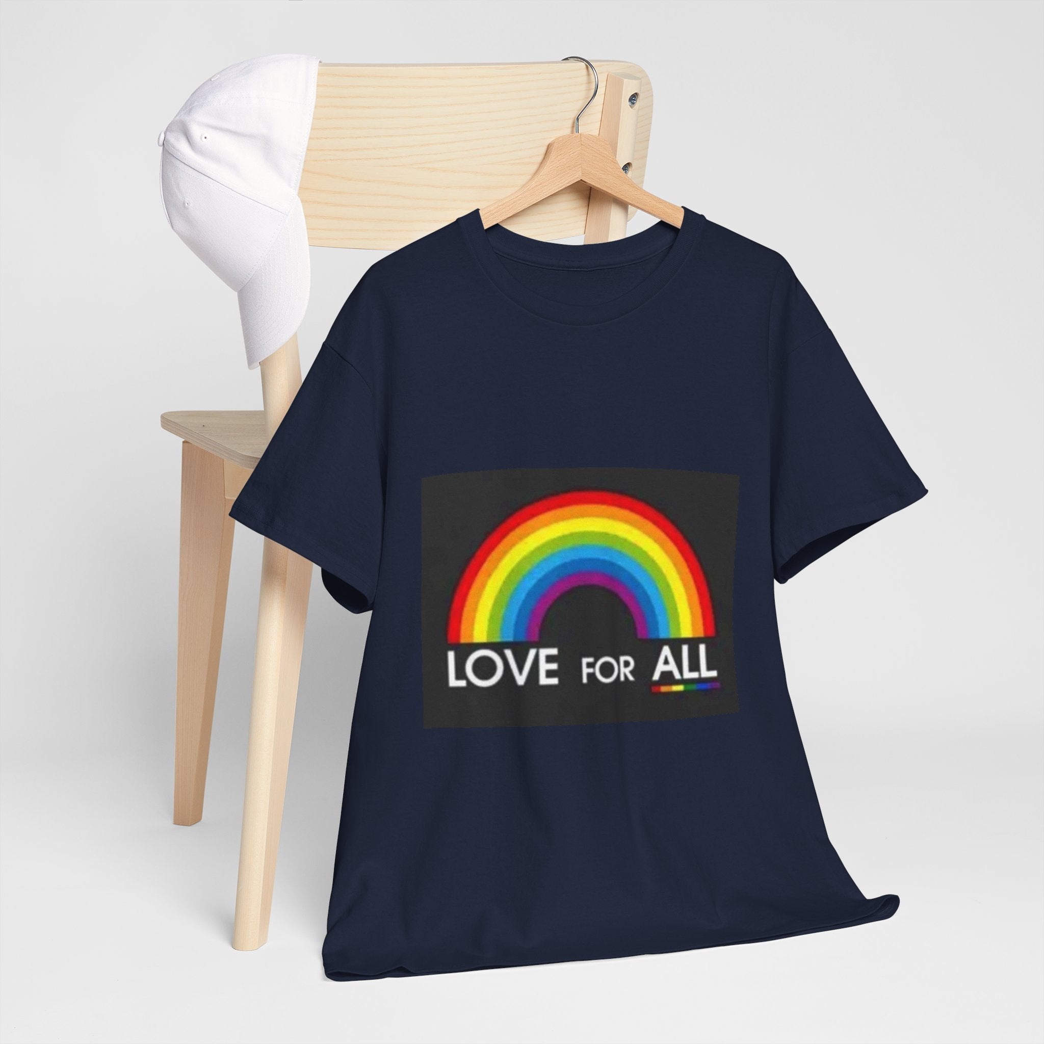 T-Shirt — 'Love For All' Rainbow Pride Tee