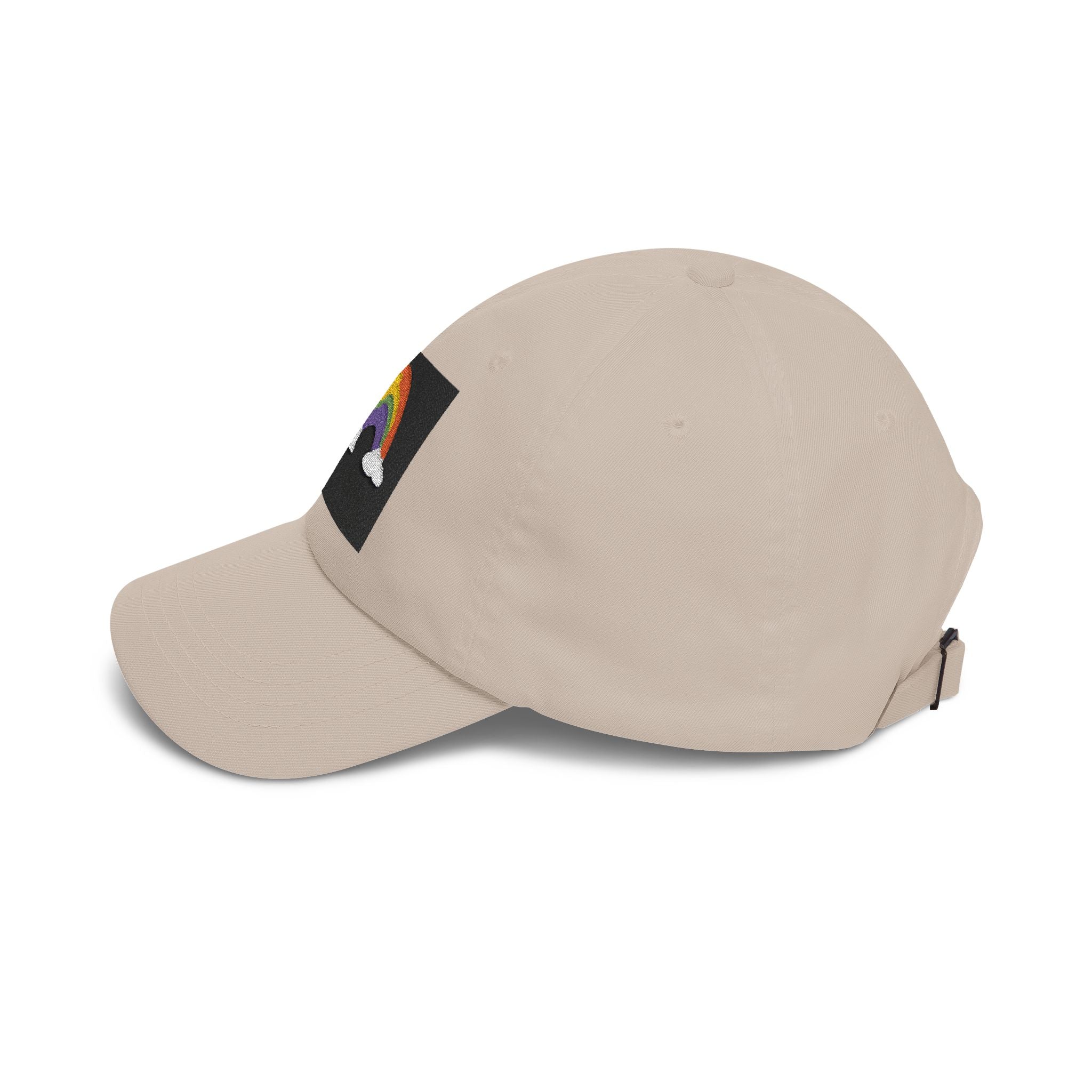 Dad Cap — Embroidered Rainbow Patch Baseball Hat
