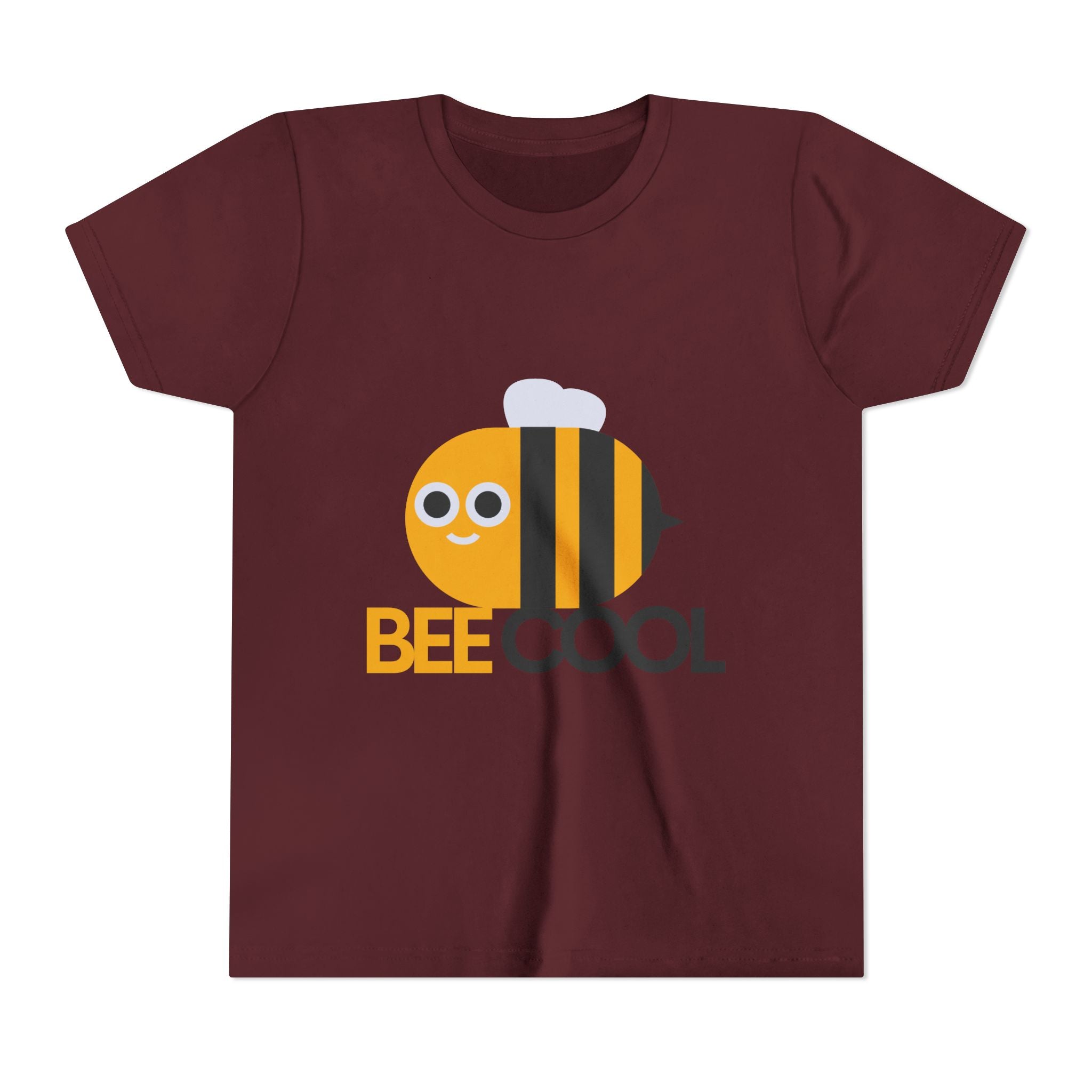 Bee Cool Kids Tee — Cute Bee Graphic Youth Short Sleeve Shirt