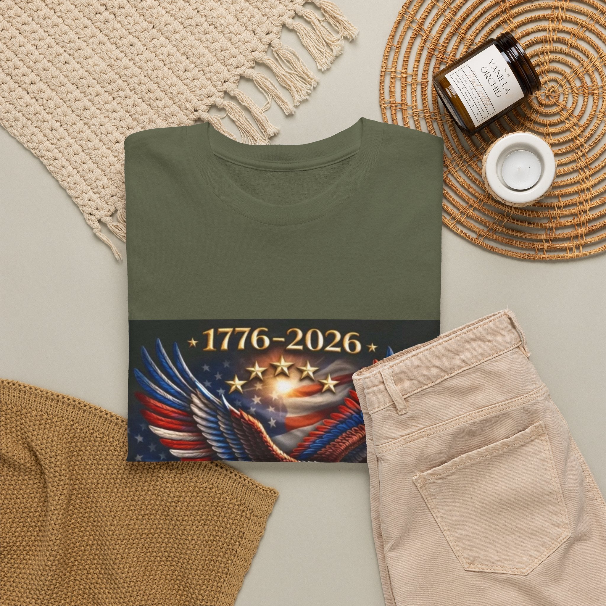 America 250th Anniversary T-Shirt — 1776–2026 Patriotic Eagle Tee