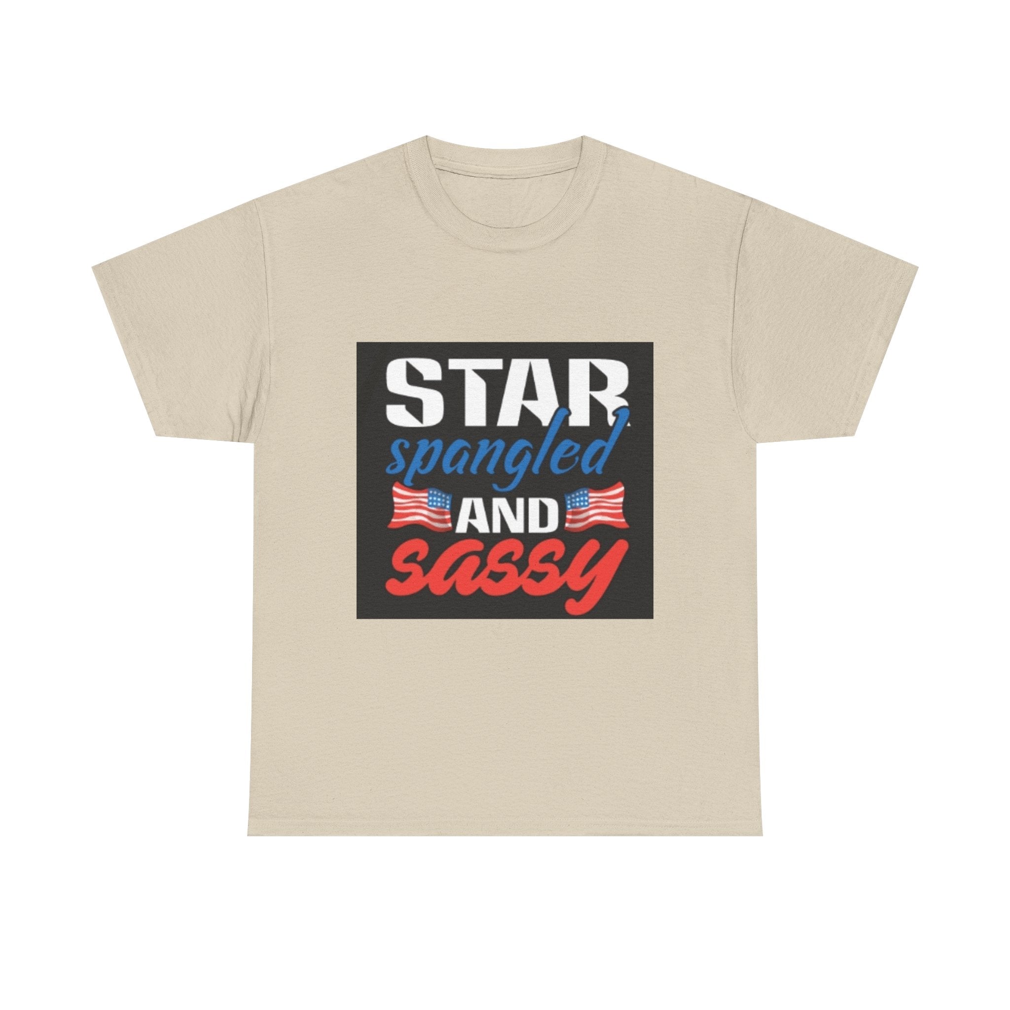 Star Spangled and Sassy Tee — Patriotic 4th of July Shirt with Flags