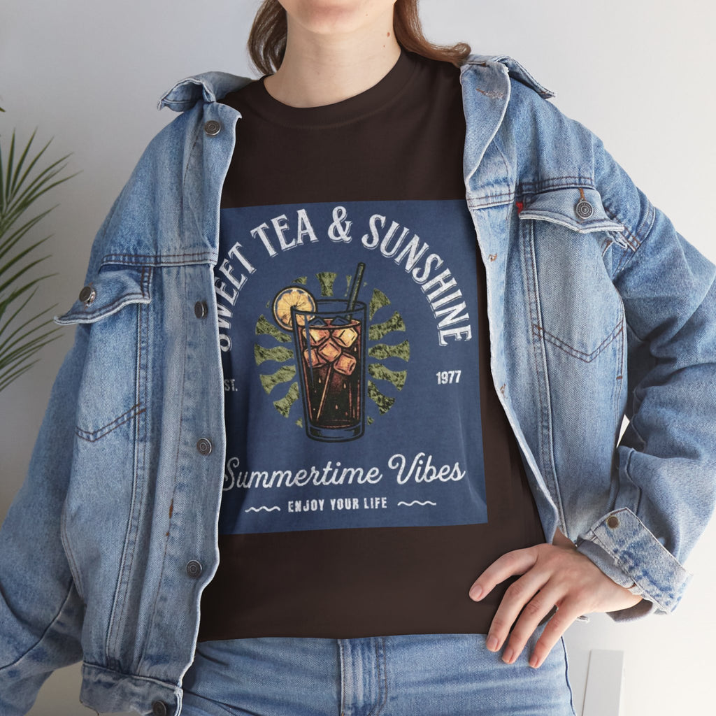 Sweet Tea & Sunshine Tee — Summertime Vibes Iced Tea Graphic T-Shirt