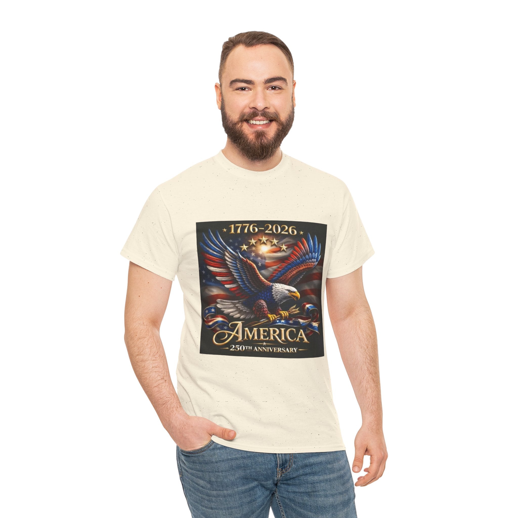 America 250th Anniversary T-Shirt — 1776–2026 Patriotic Eagle Tee