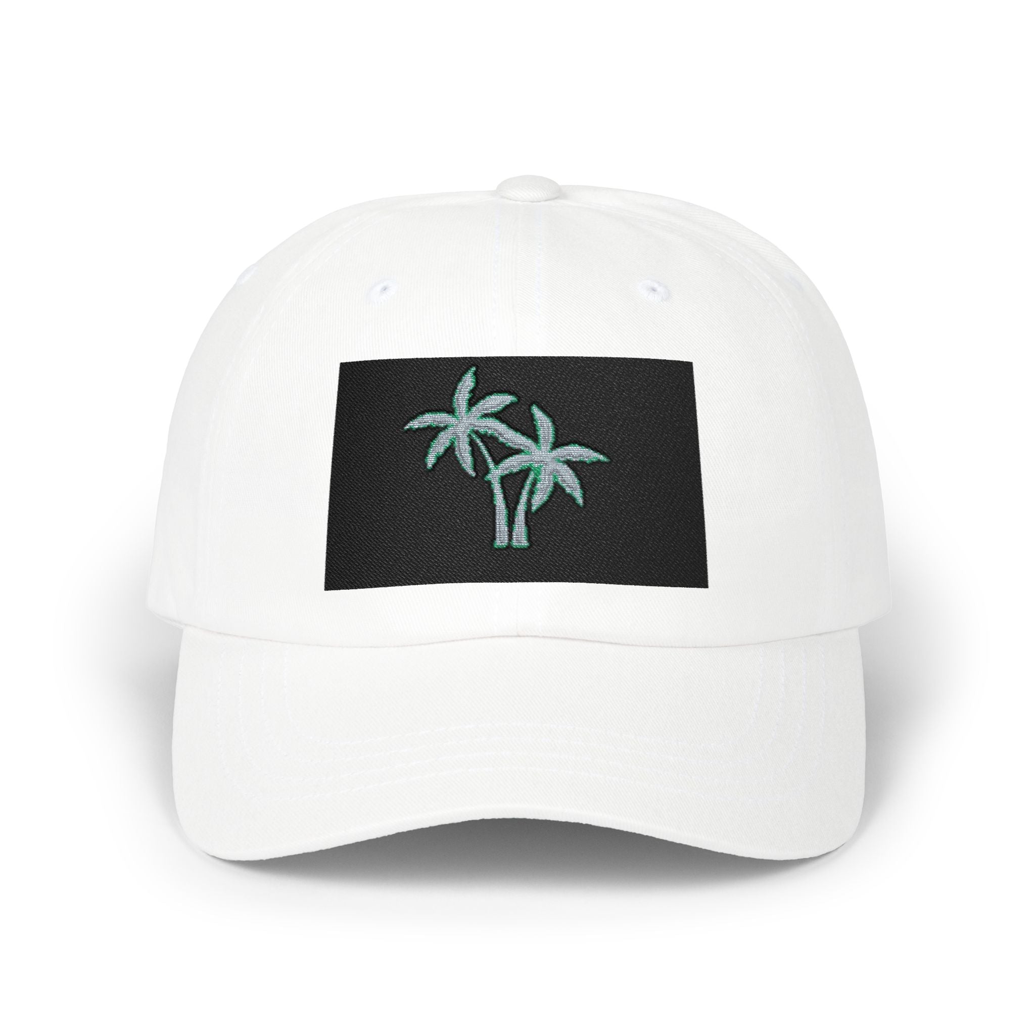 Embroidered Palm Tree Dad Cap – Tropical Beach Hat