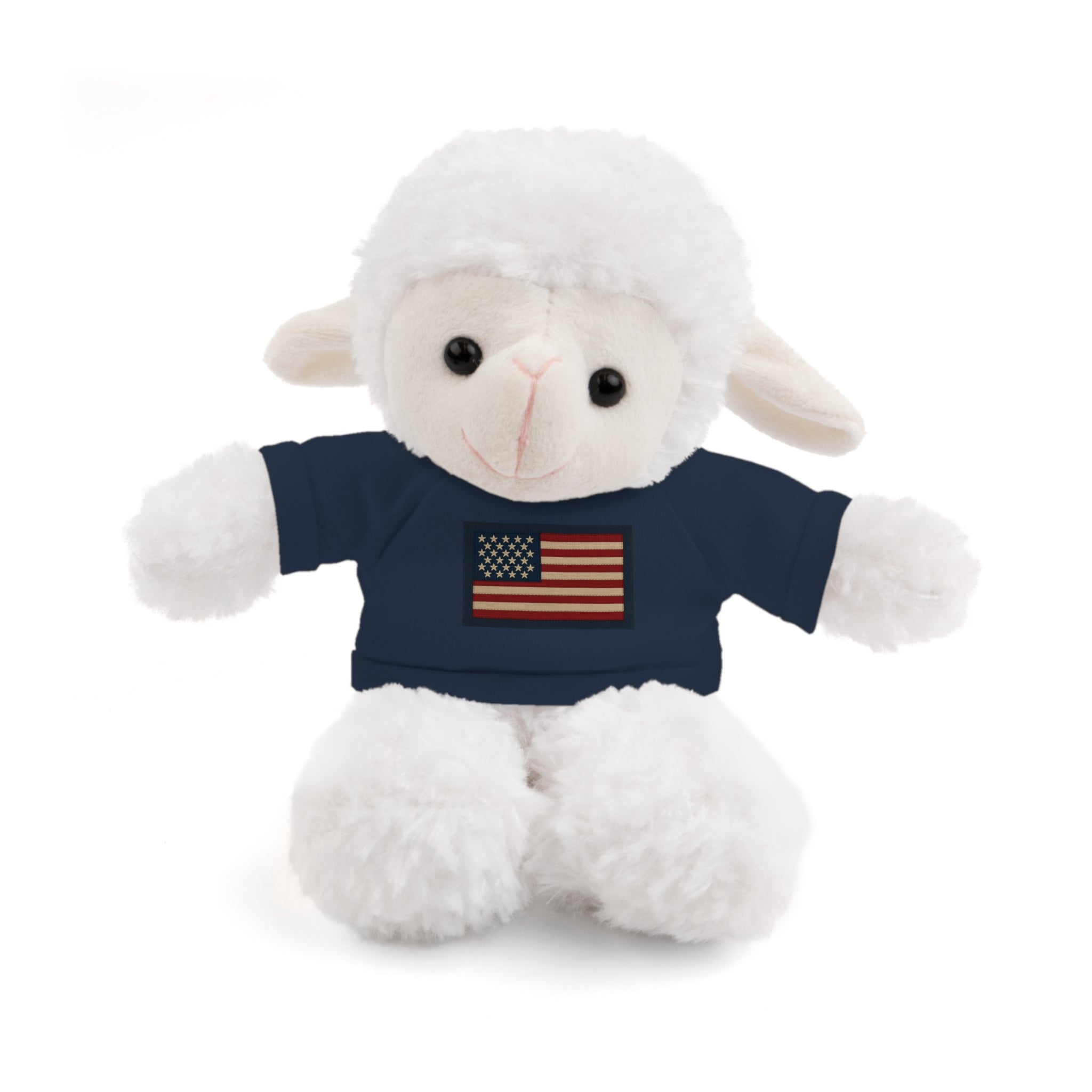 American Flag Teddy Bear with Tee — Patriotic Plush Gift