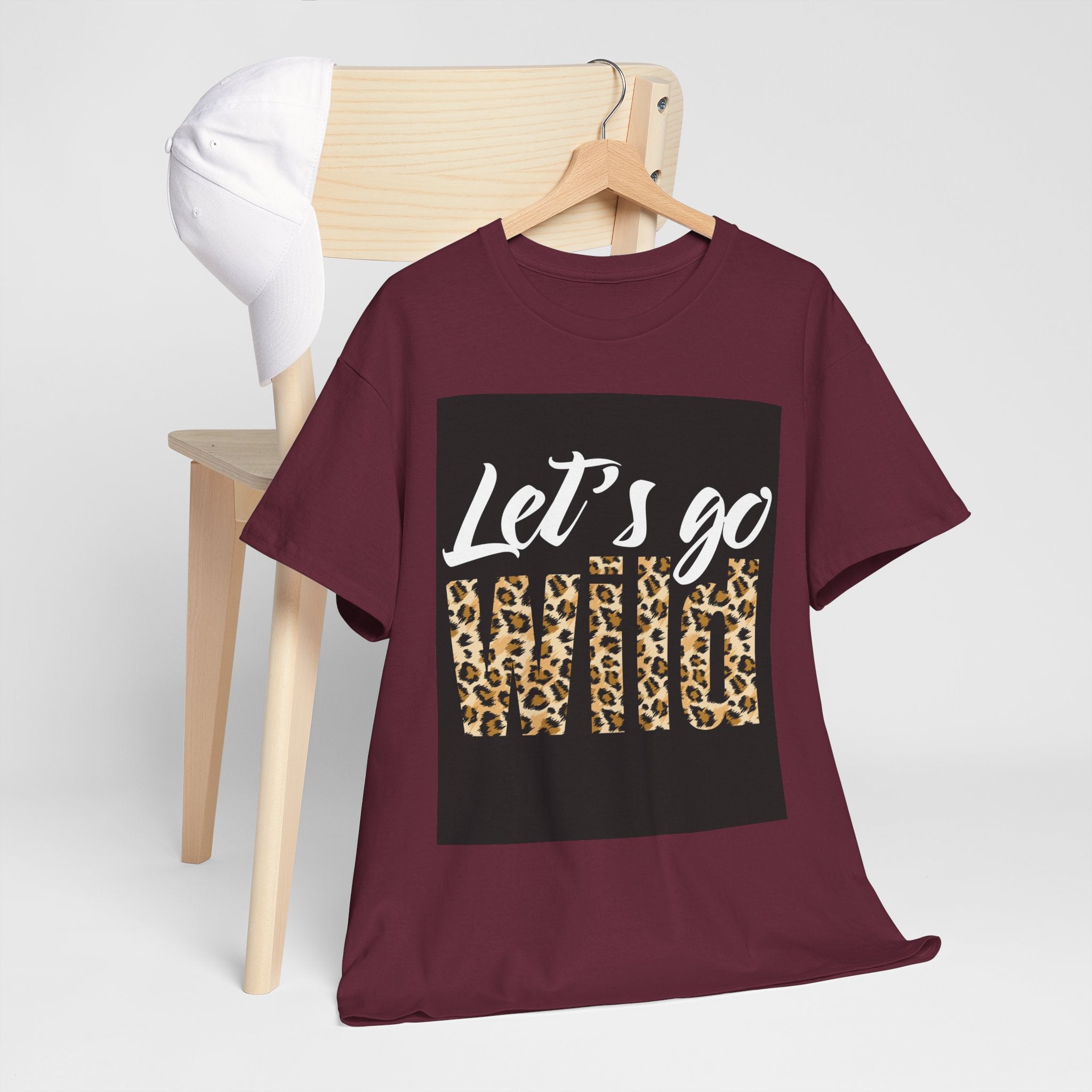 Let's Go Wild Leopard Graphic Tee