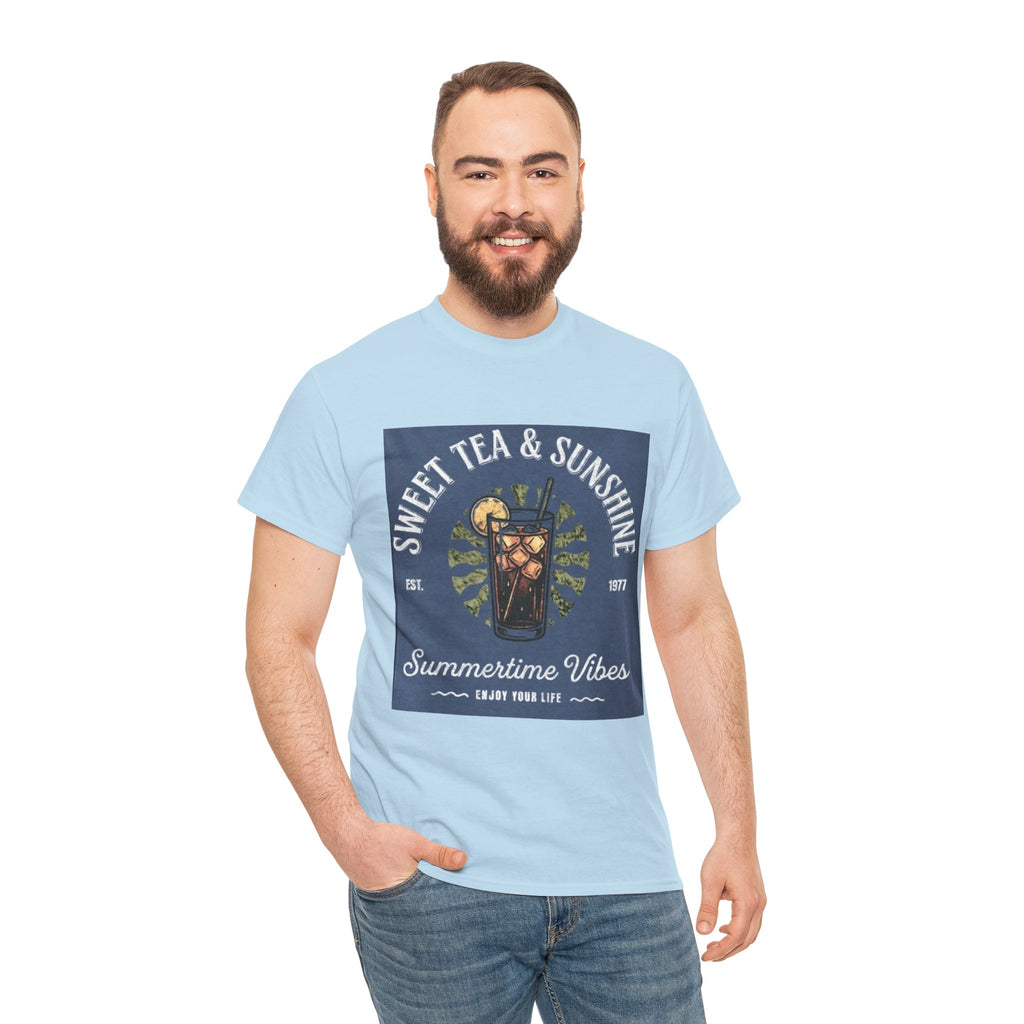 Sweet Tea & Sunshine Tee — Summertime Vibes Iced Tea Graphic T-Shirt