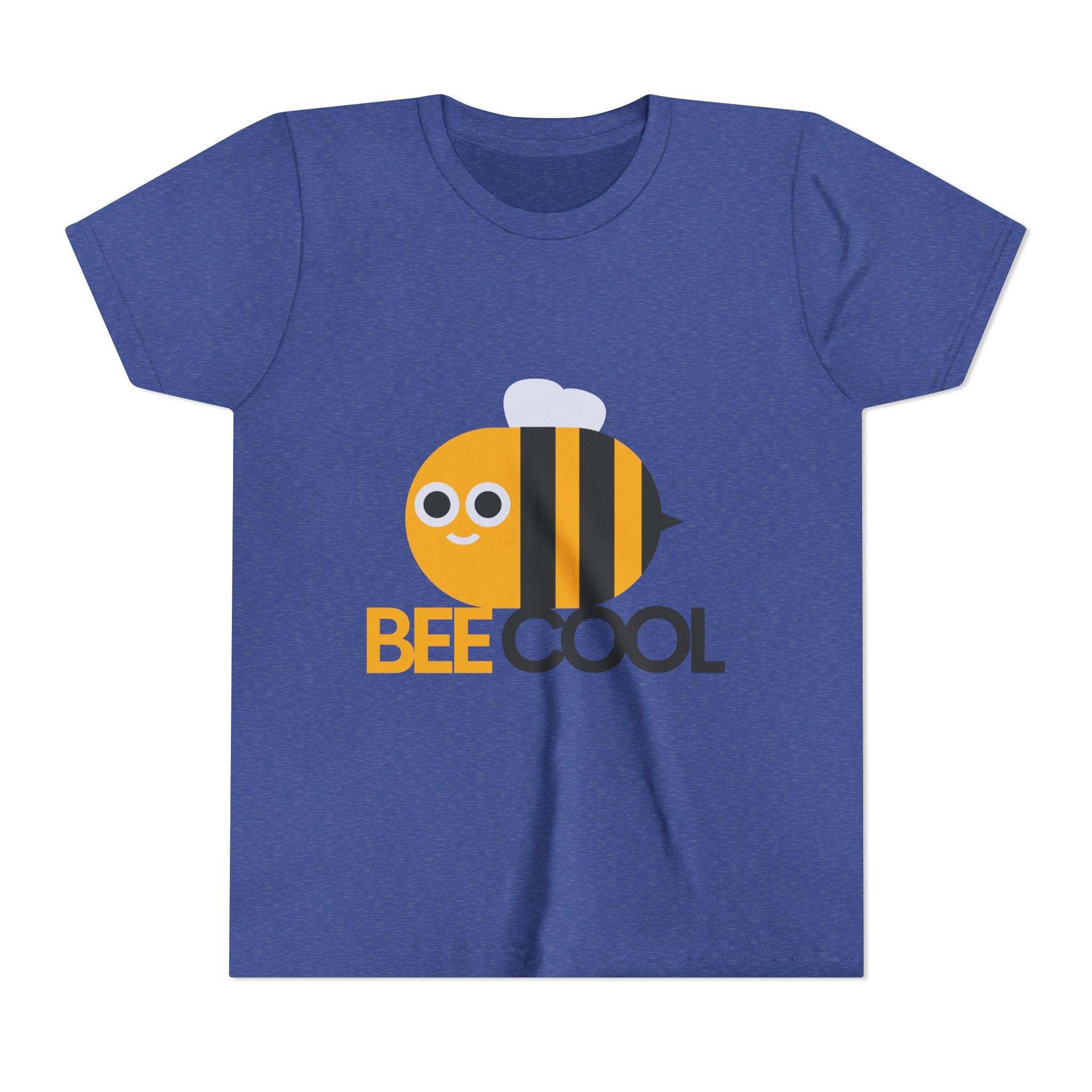 Bee Cool Kids Tee — Cute Bee Graphic Youth Short Sleeve Shirt