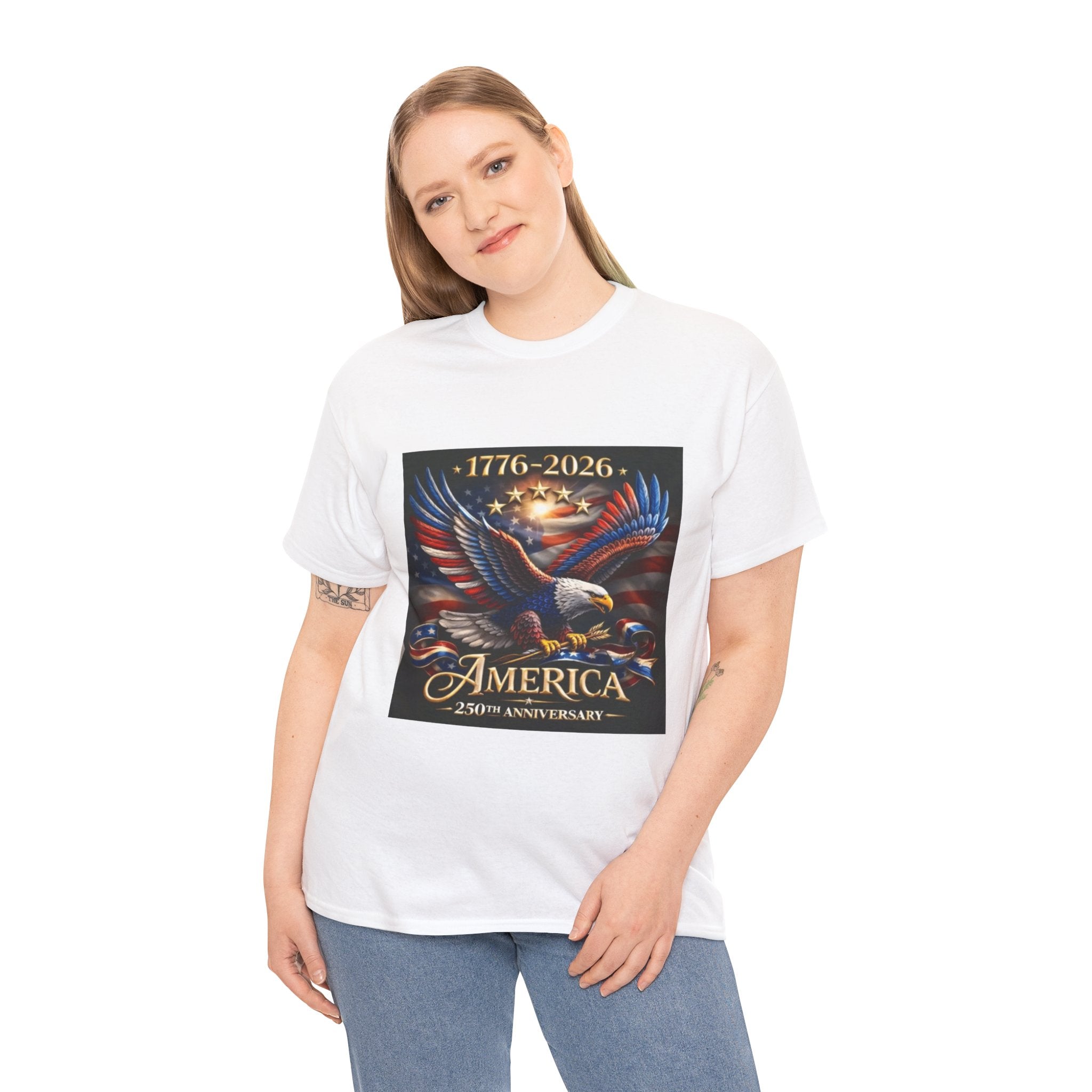 America 250th Anniversary T-Shirt — 1776–2026 Patriotic Eagle Tee