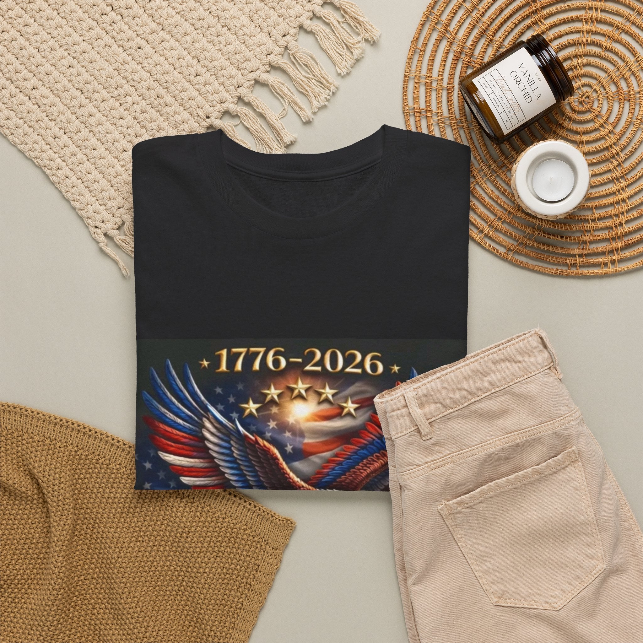 America 250th Anniversary T-Shirt — 1776–2026 Patriotic Eagle Tee