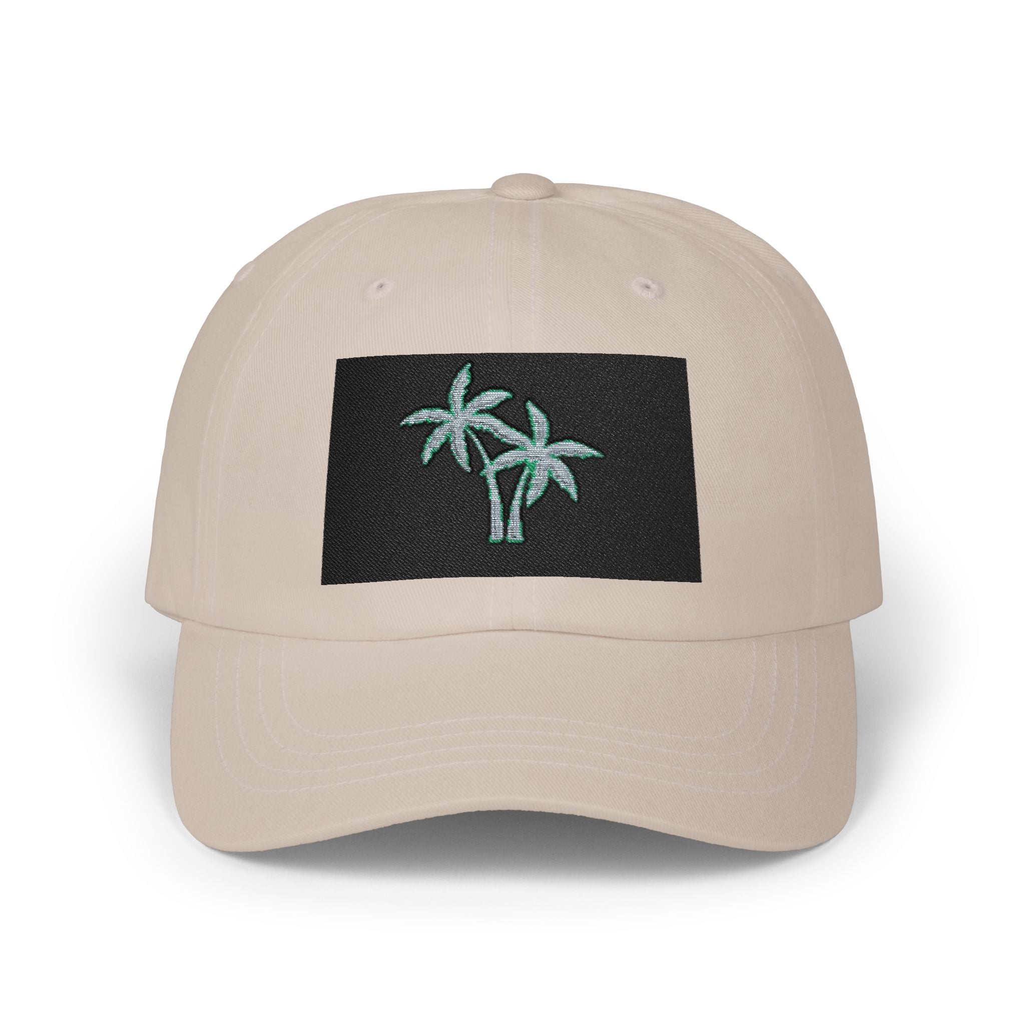 Embroidered Palm Tree Dad Cap – Tropical Beach Hat
