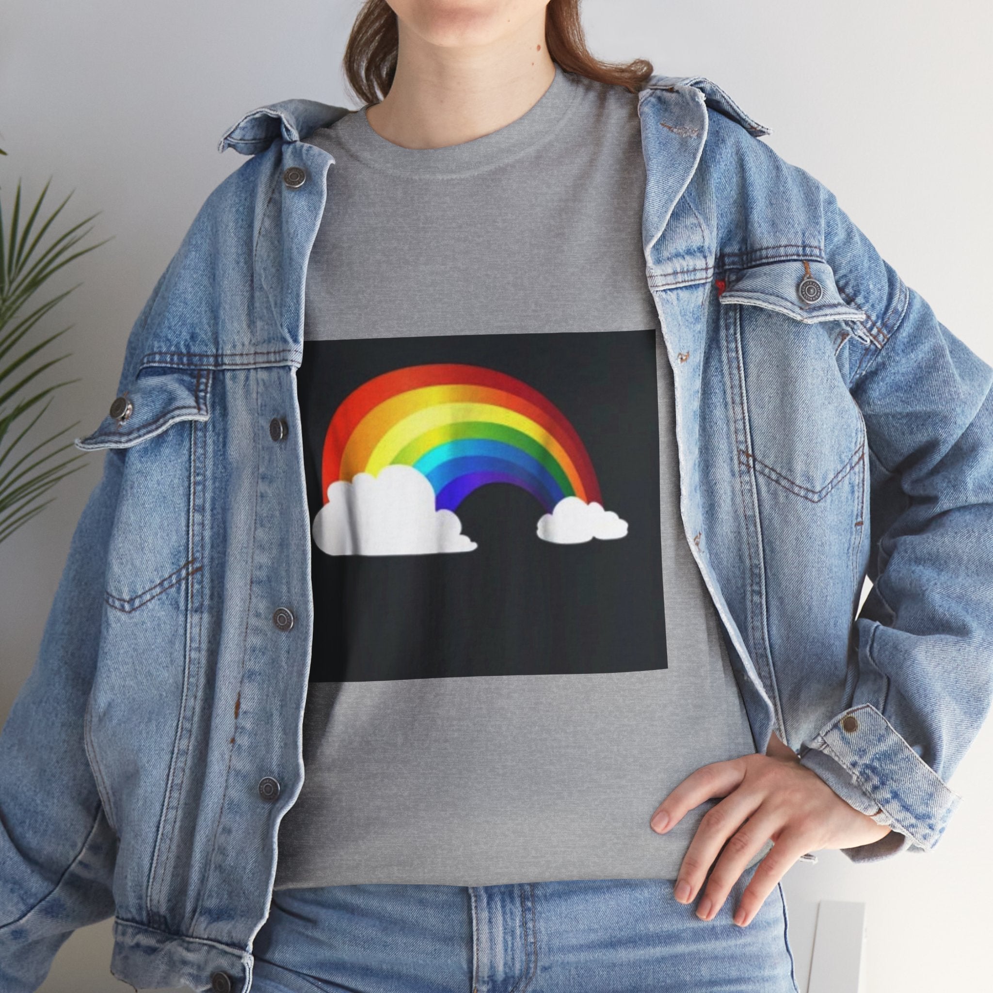 Rainbow Clouds T-Shirt — Bright Pride Graphic Tee