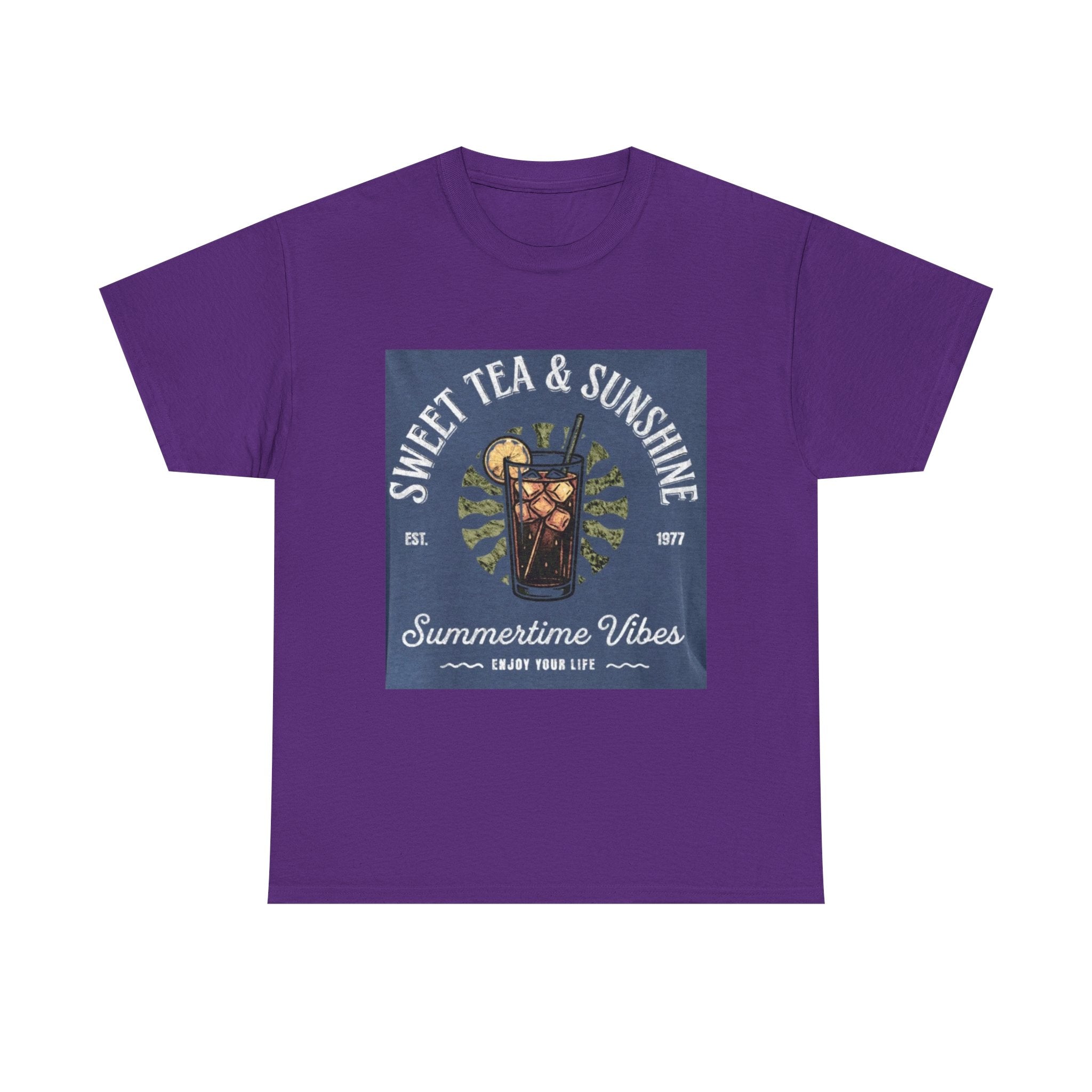 Sweet Tea & Sunshine Tee — Summertime Vibes Iced Tea Graphic T-Shirt