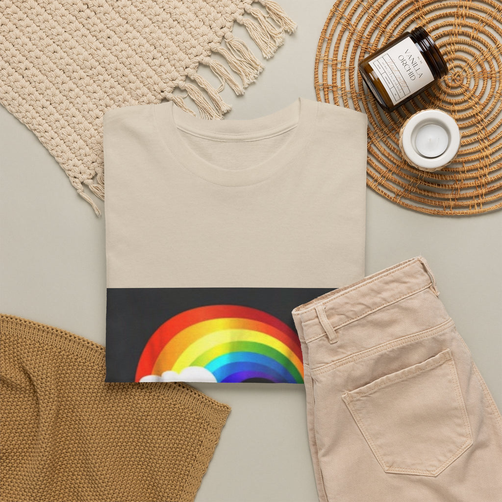 Rainbow Clouds T-Shirt — Bright Pride Graphic Tee